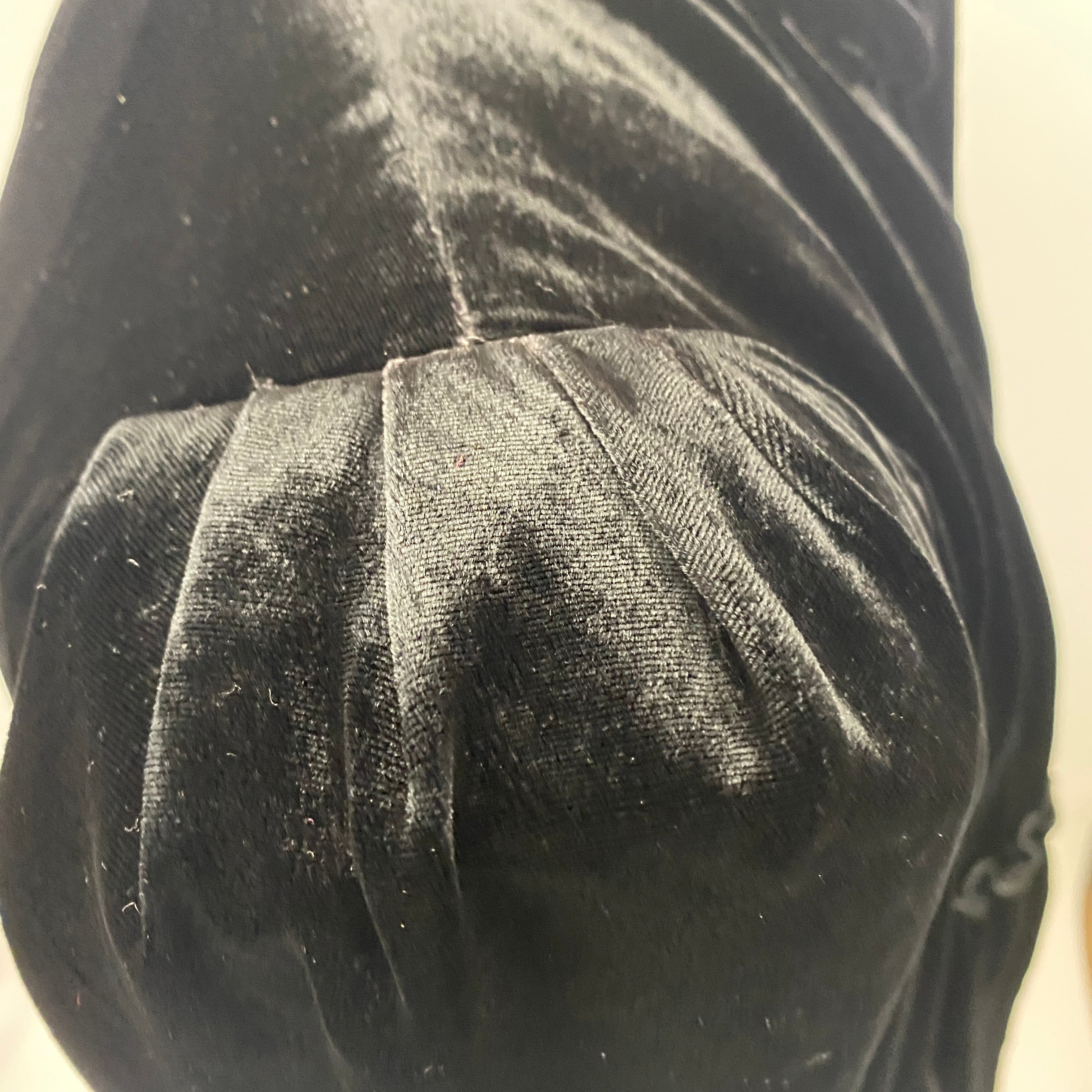 The Vampires Wife £1200 Black Silk Velvet Crusader Cape XS/S