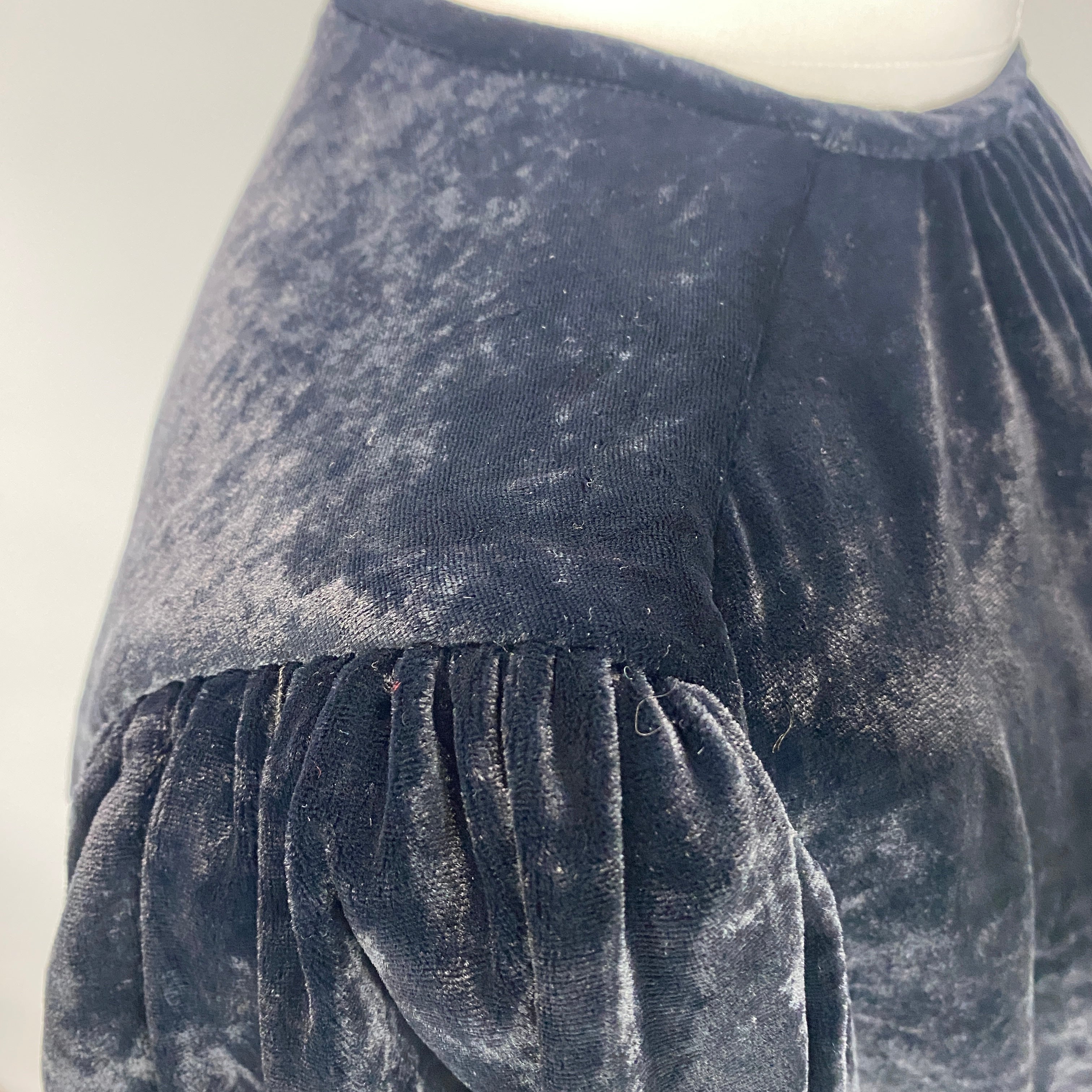 Isabel Marant £695 Black Silk Velvet Miameline Top XS