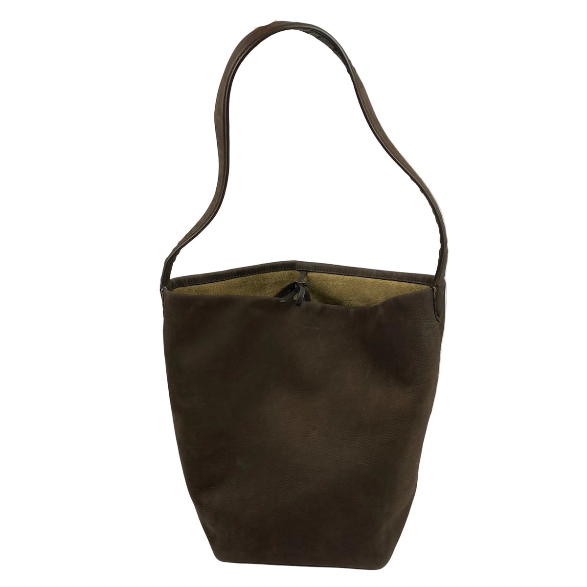 The Row £1720 Brown Nubuck Leather NS Park Tote Bag