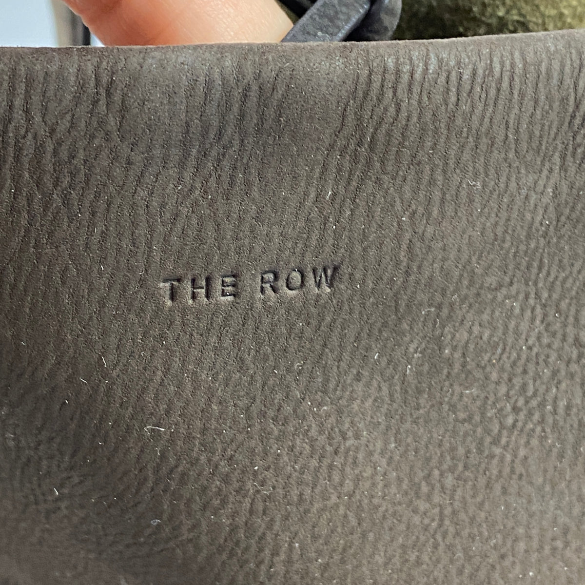The Row £1720 Brown Nubuck Leather NS Park Tote Bag