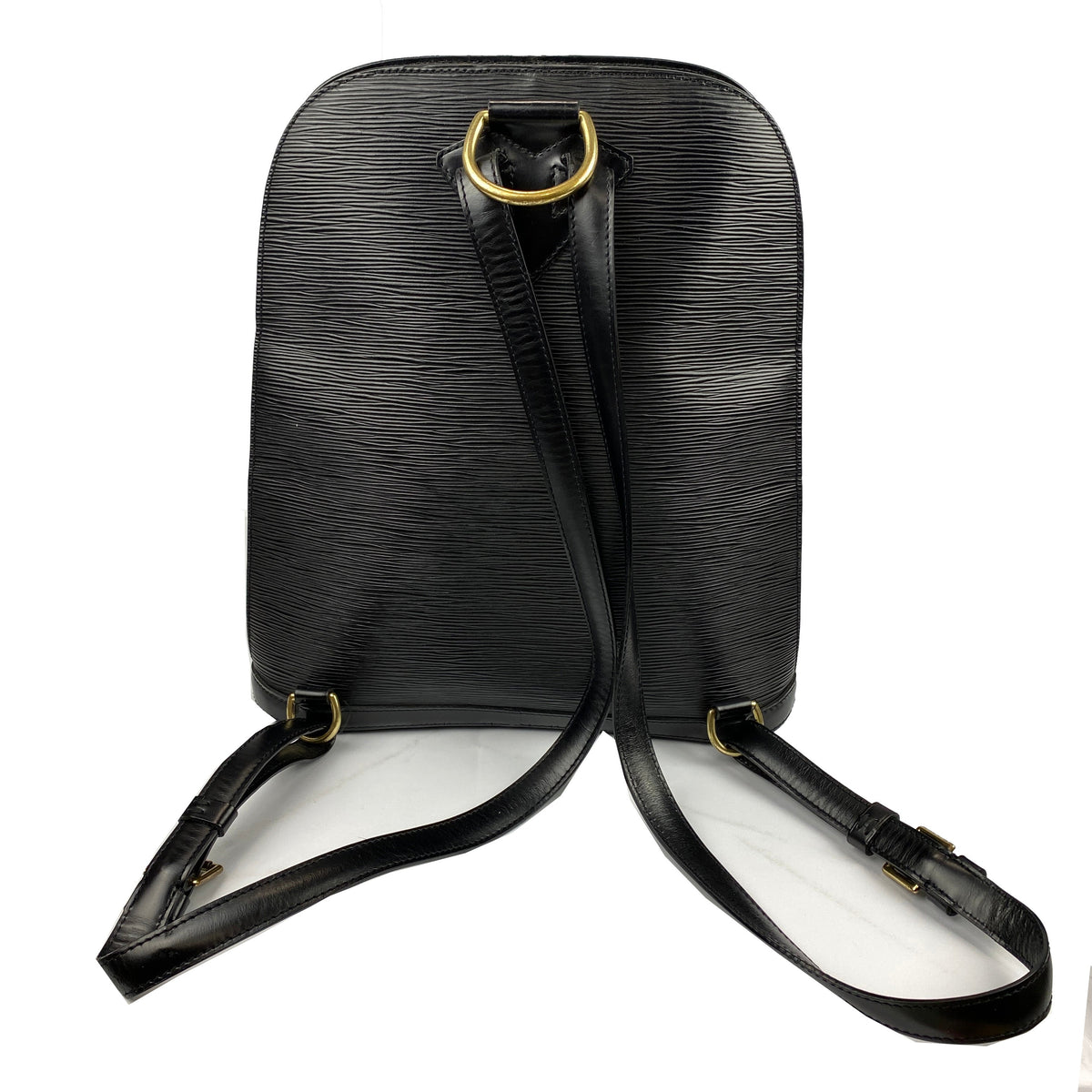 Louis Vuitton 2000 Black Epi Leather Gobelins Backpack