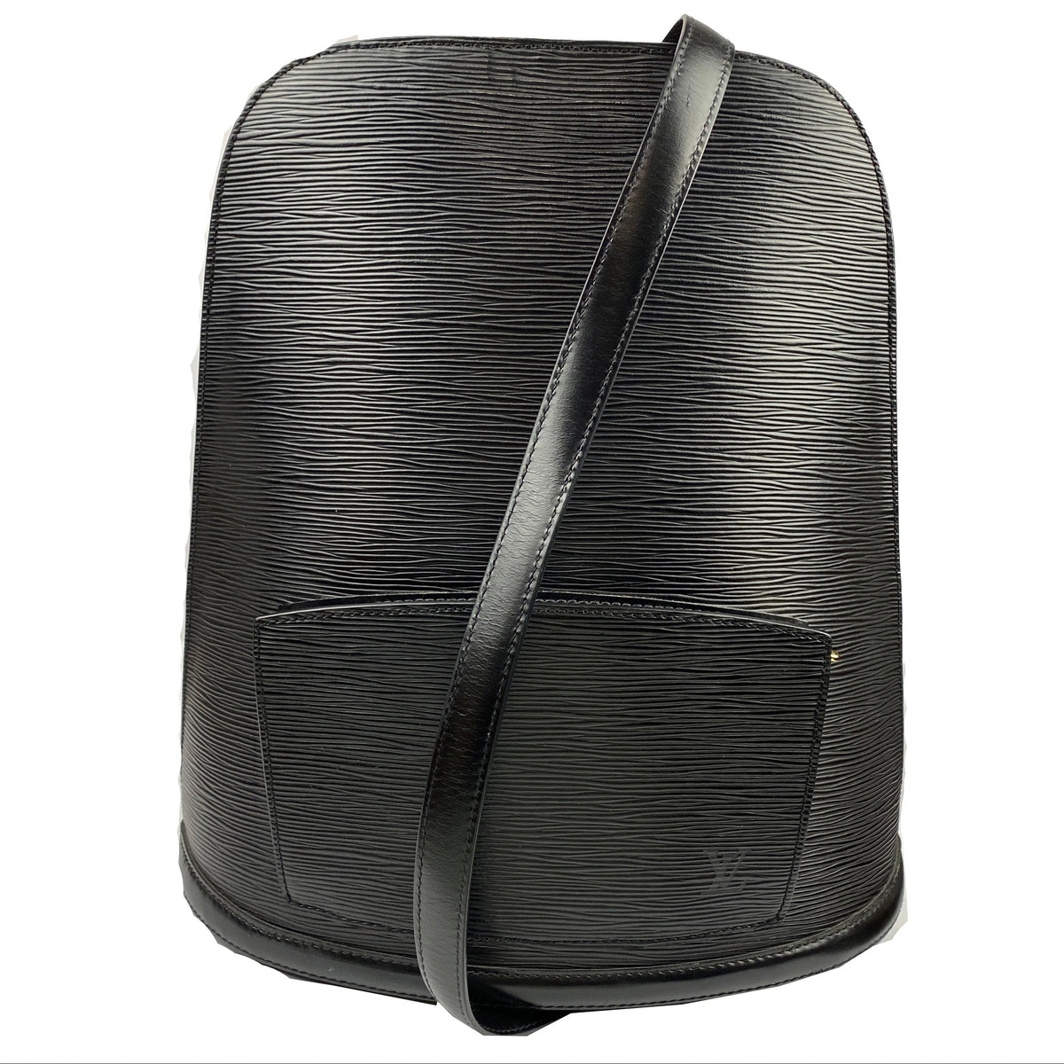 Louis Vuitton 2000 Black Epi Leather Gobelins Backpack