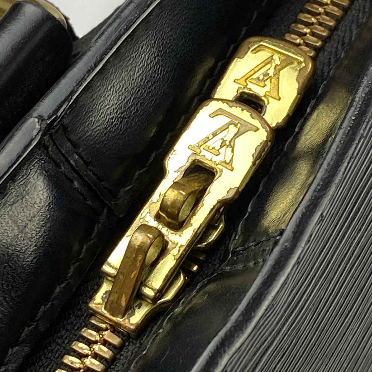 Louis Vuitton 2000 Black Epi Leather Gobelins Backpack