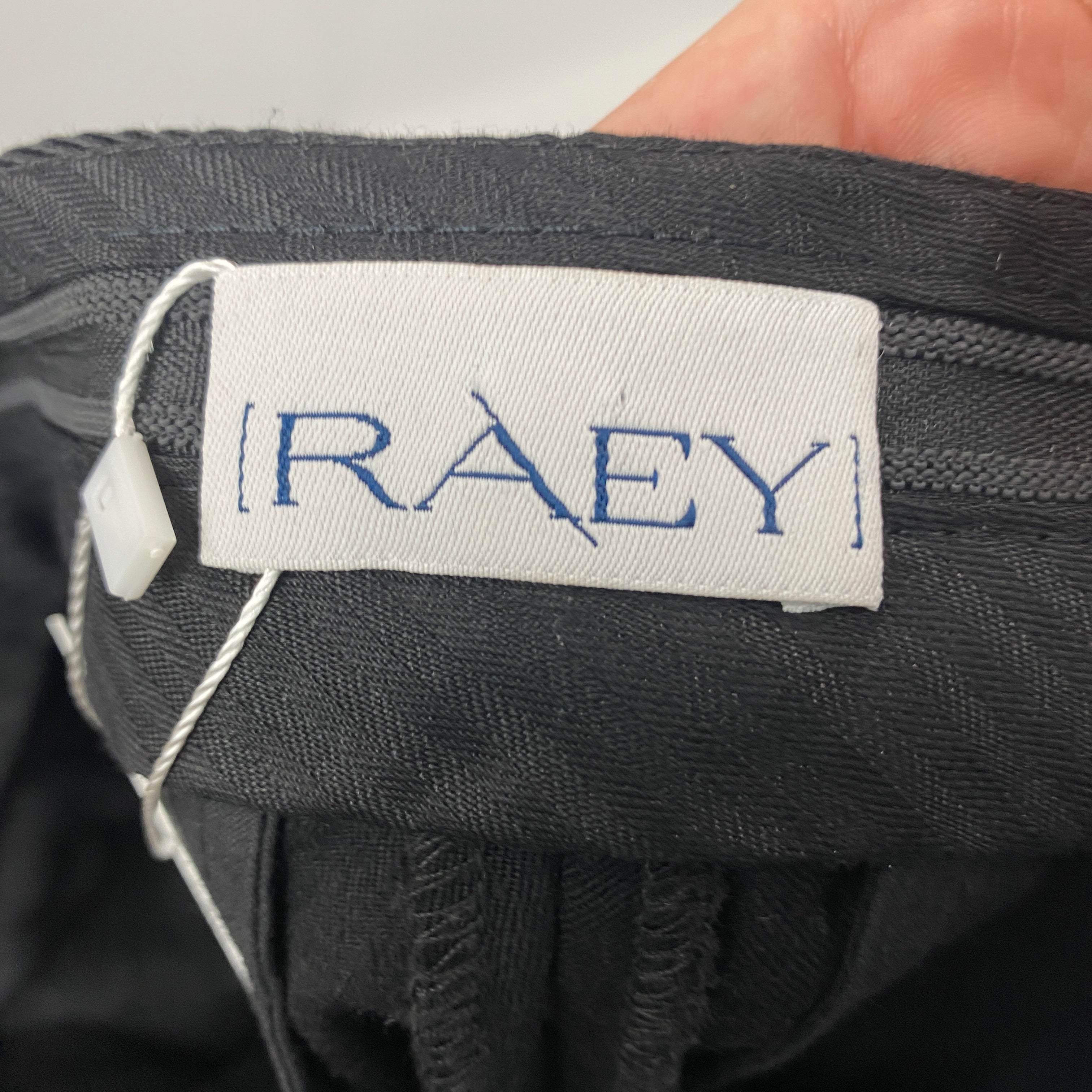 Raey Black Pure Wool Flared Leg Pants S