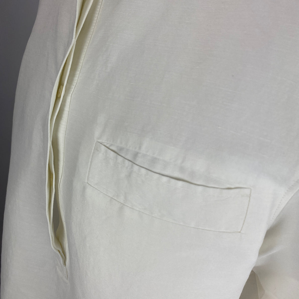Toteme Ivory Linen Mix Oversized Tunic XS-L