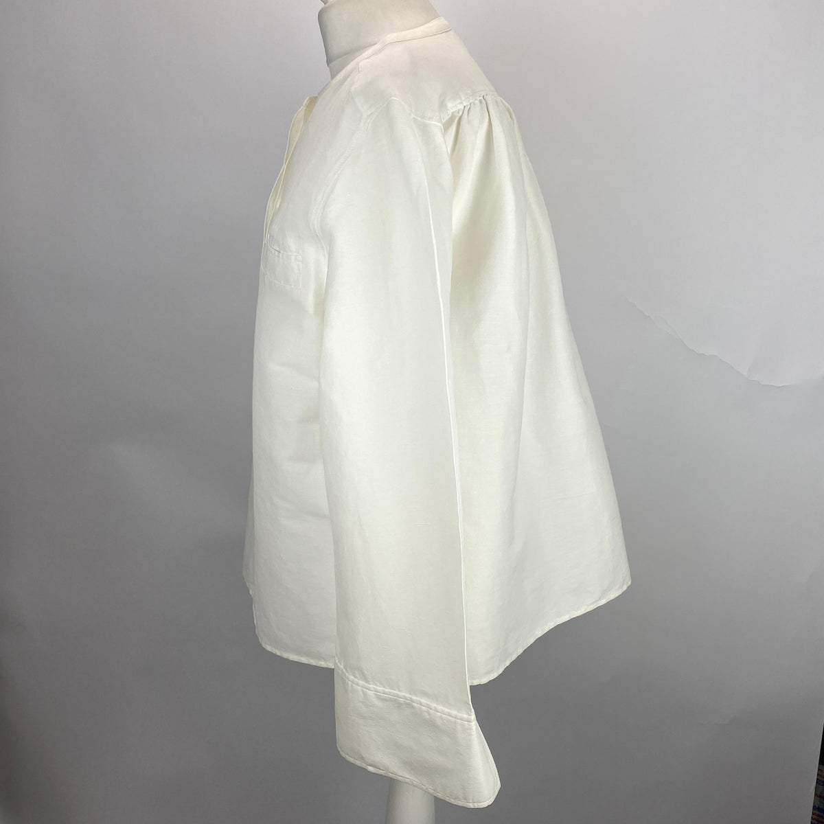Toteme Ivory Linen Mix Oversized Tunic XS-L