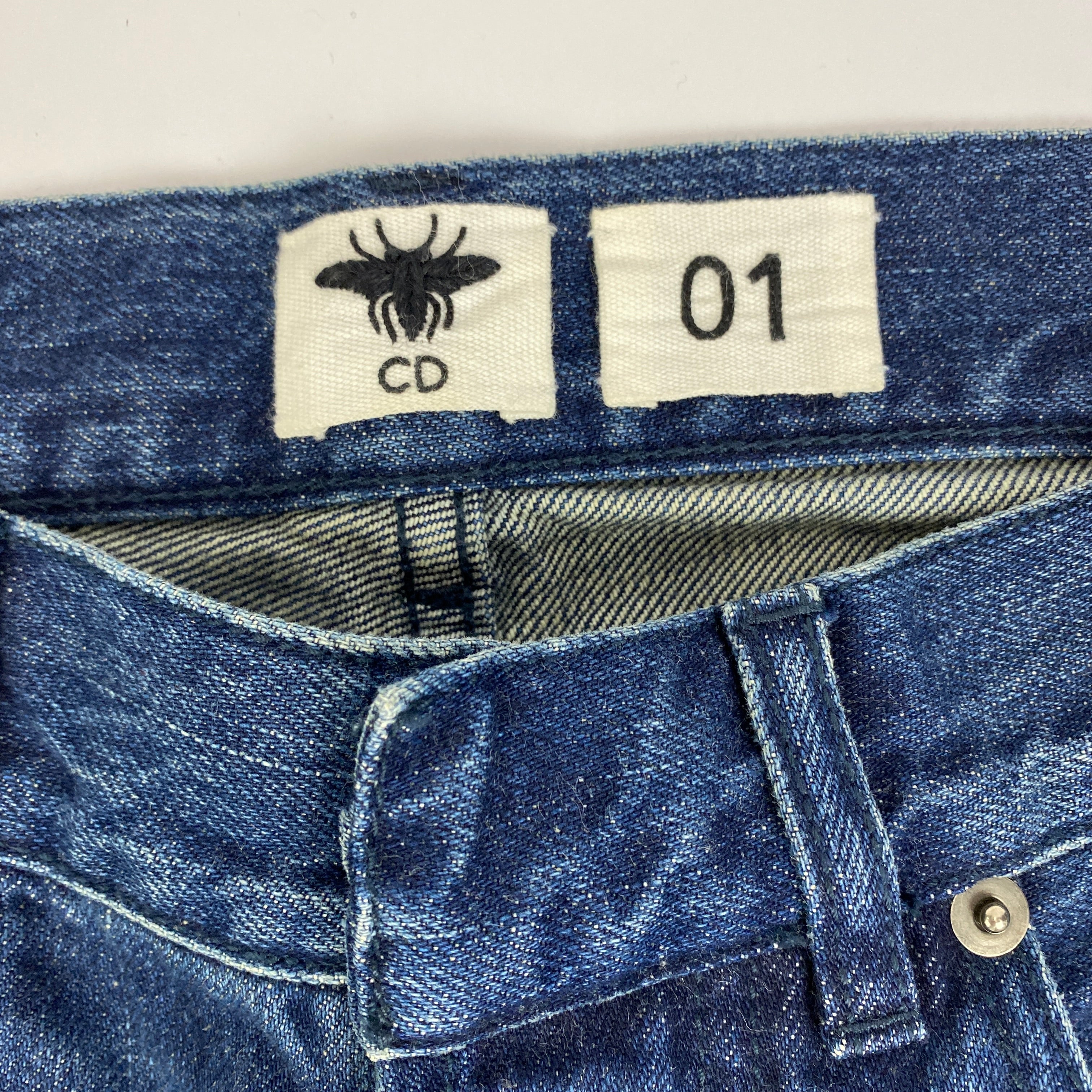 Christian Dior New £1150 Crop Boyfriend 01 Jeans XXS