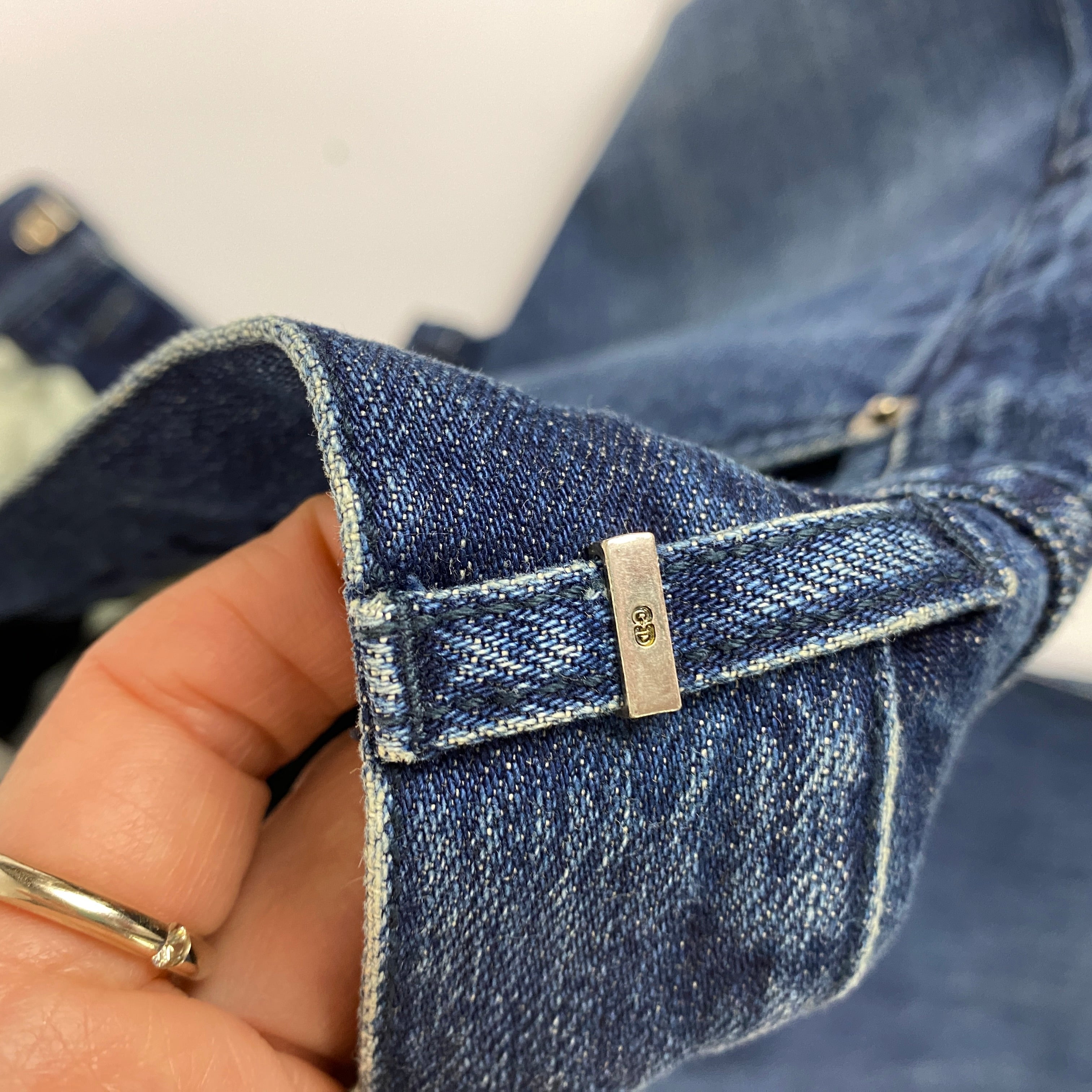 Christian Dior New £1150 Crop Boyfriend 01 Jeans XXS