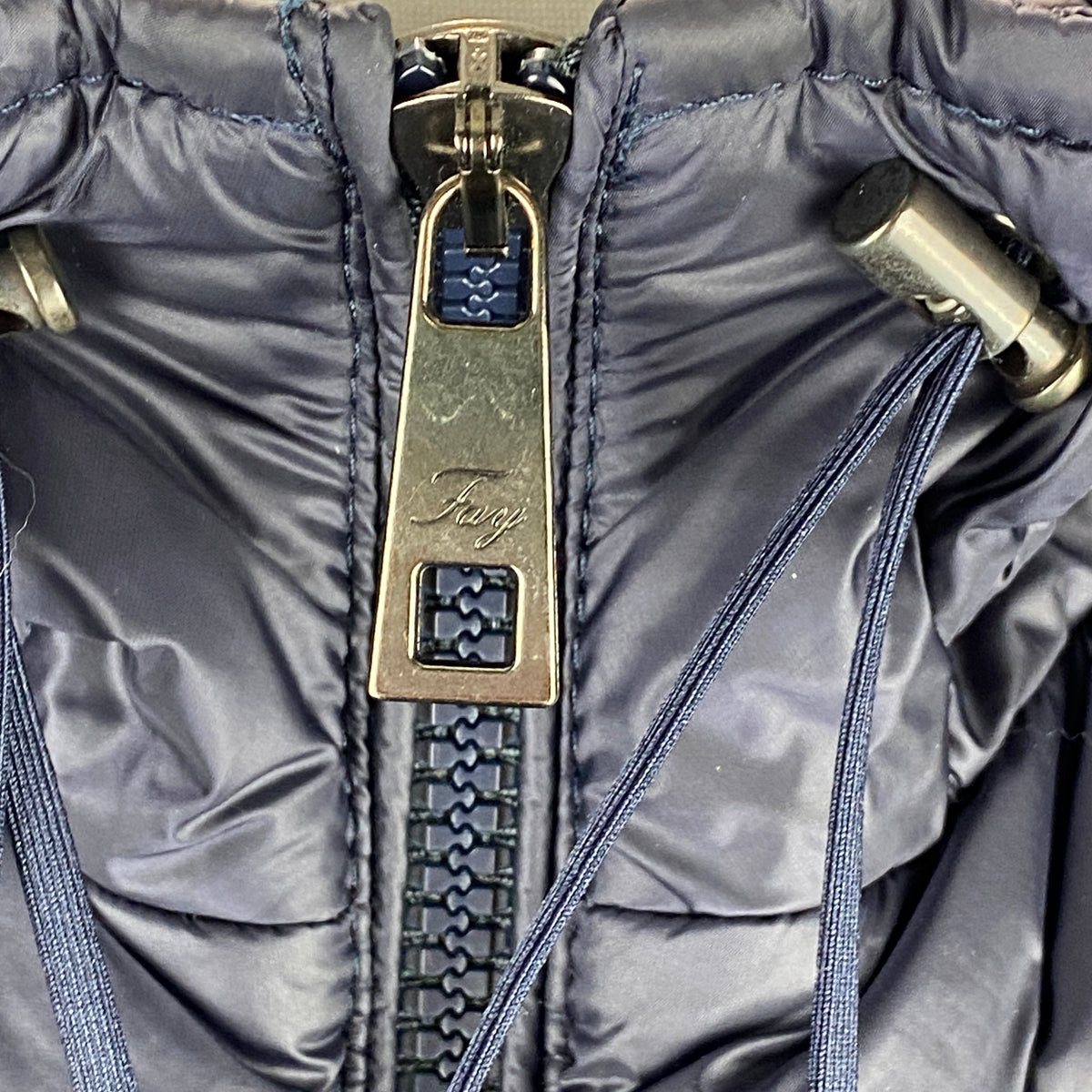 Fay £1277 Navy Wool Toggle Coat XS/S