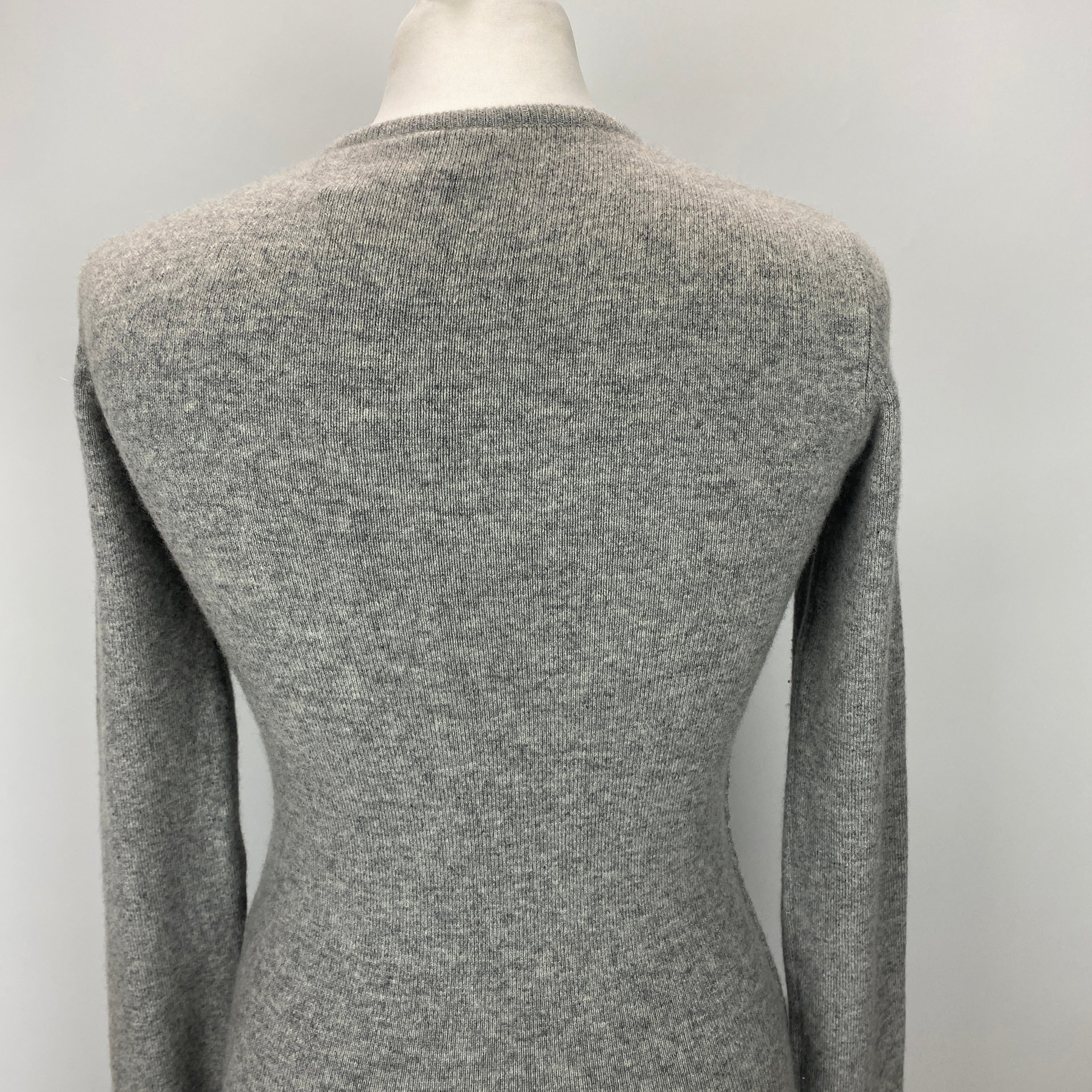Extreme Cashmere £400 Grey Sweater Dress XXS/XS