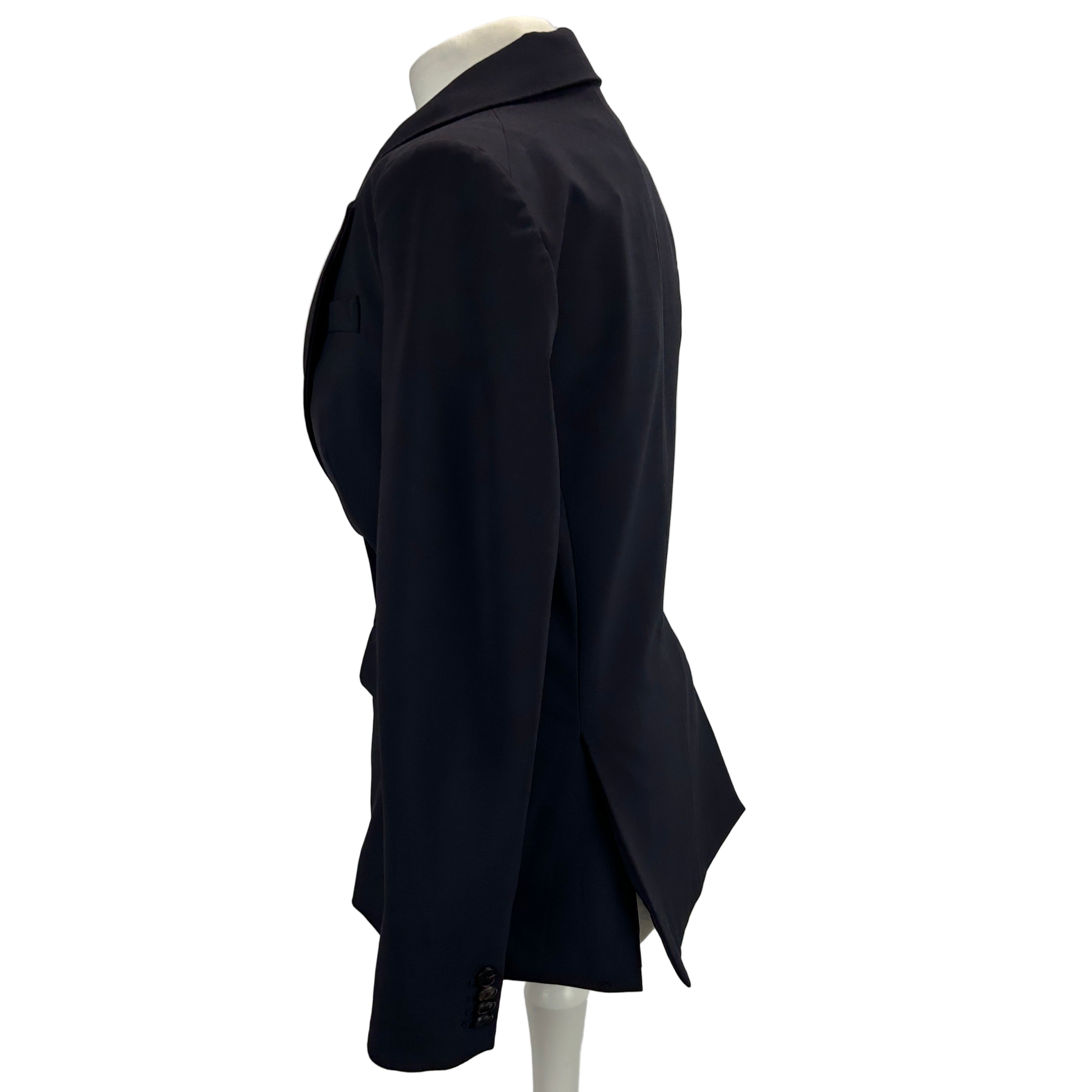 Veronica Beard £548 Navy Stretch Wool Dickey Jacket XS