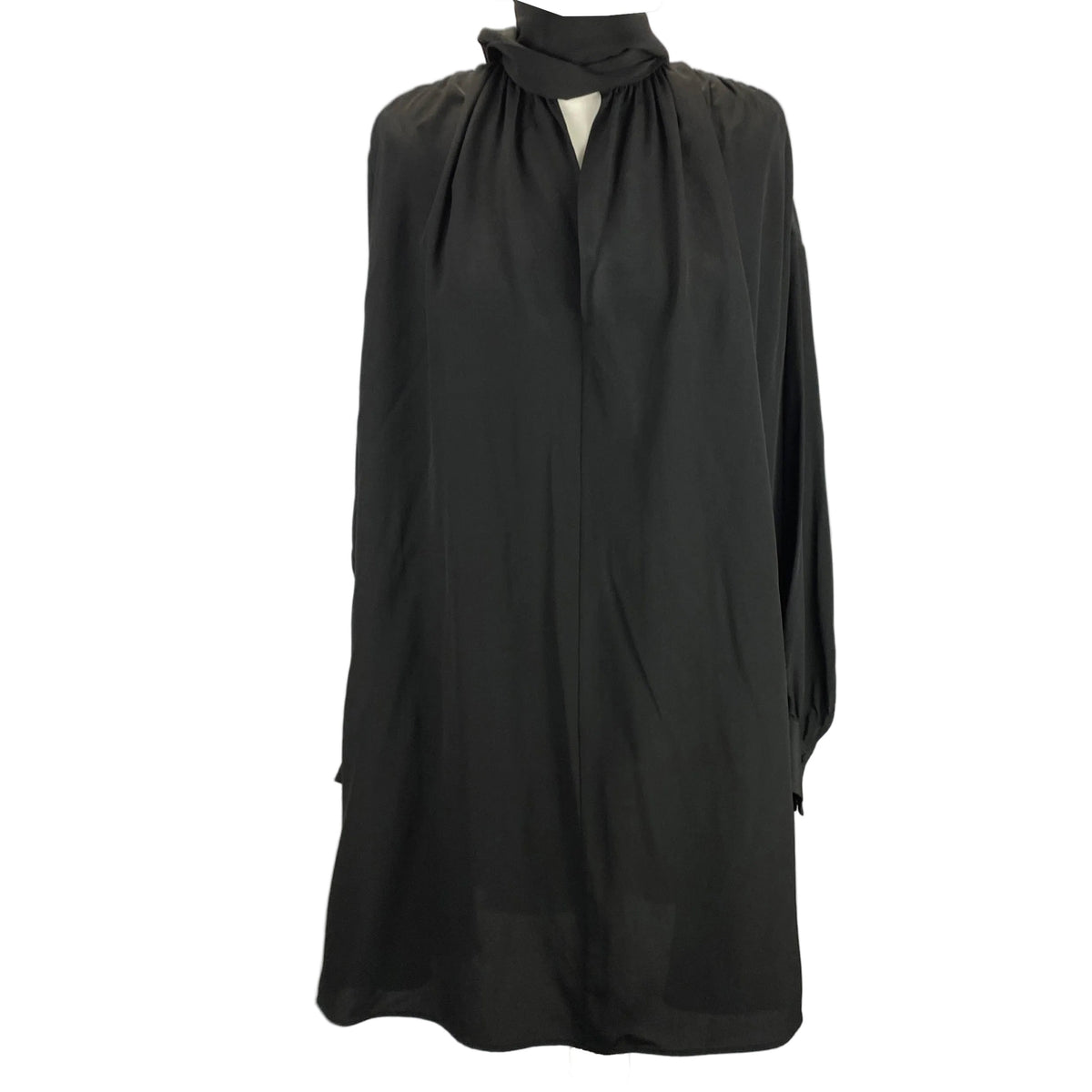 Chloe New £1570 Black Silk Chiffon Dress XXS-S