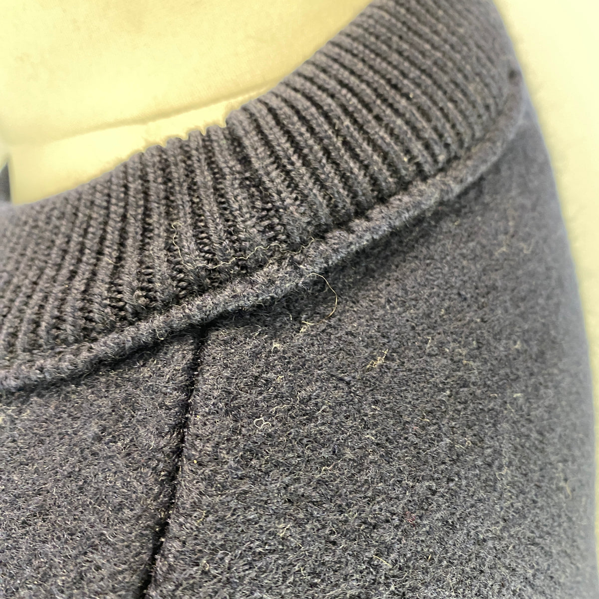 Ami Paris £375 Navy Thick Wool Ace of Hearts Sweater M