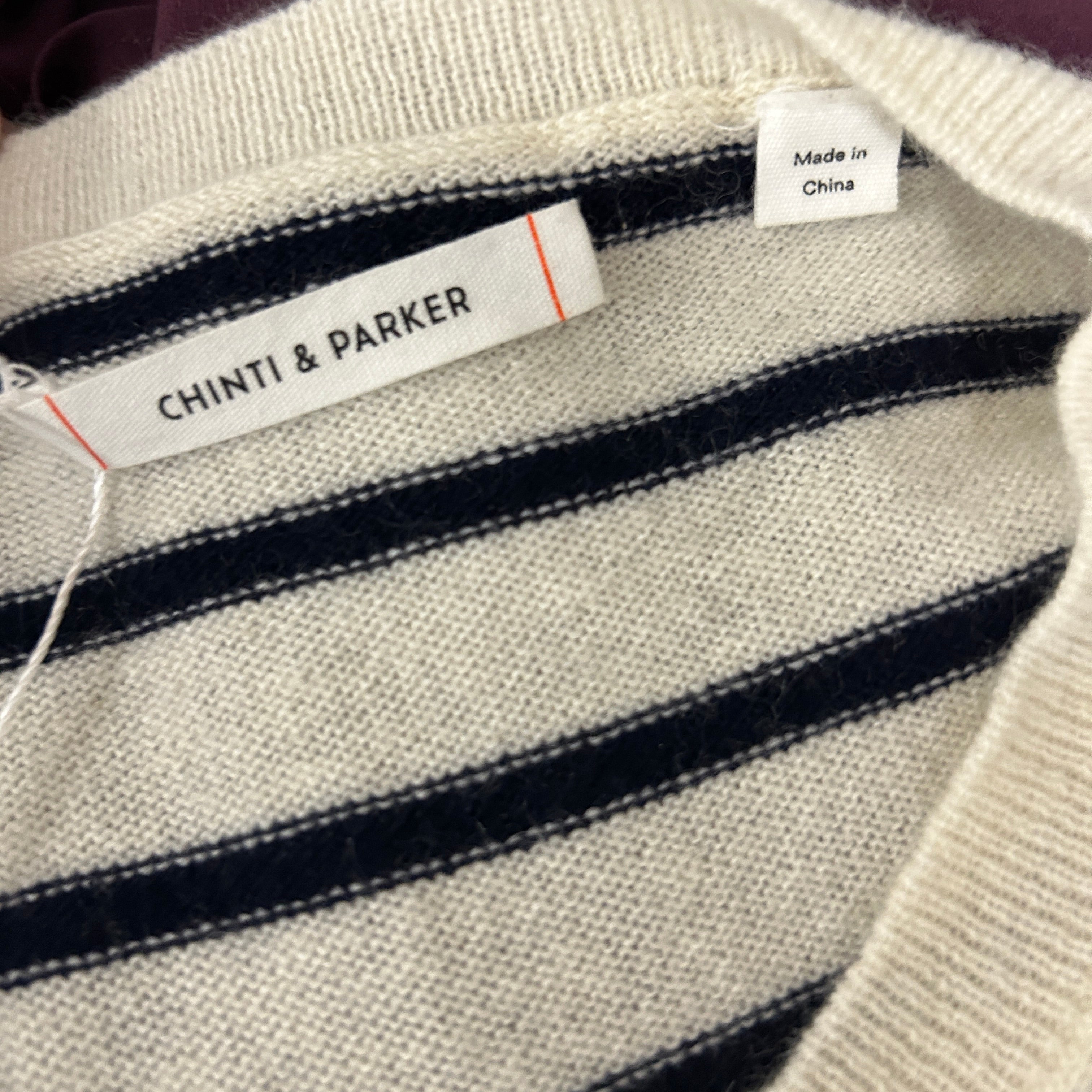 Chinti & Parker £195 Cream PEUT-ETRE Cashmere Sweater M