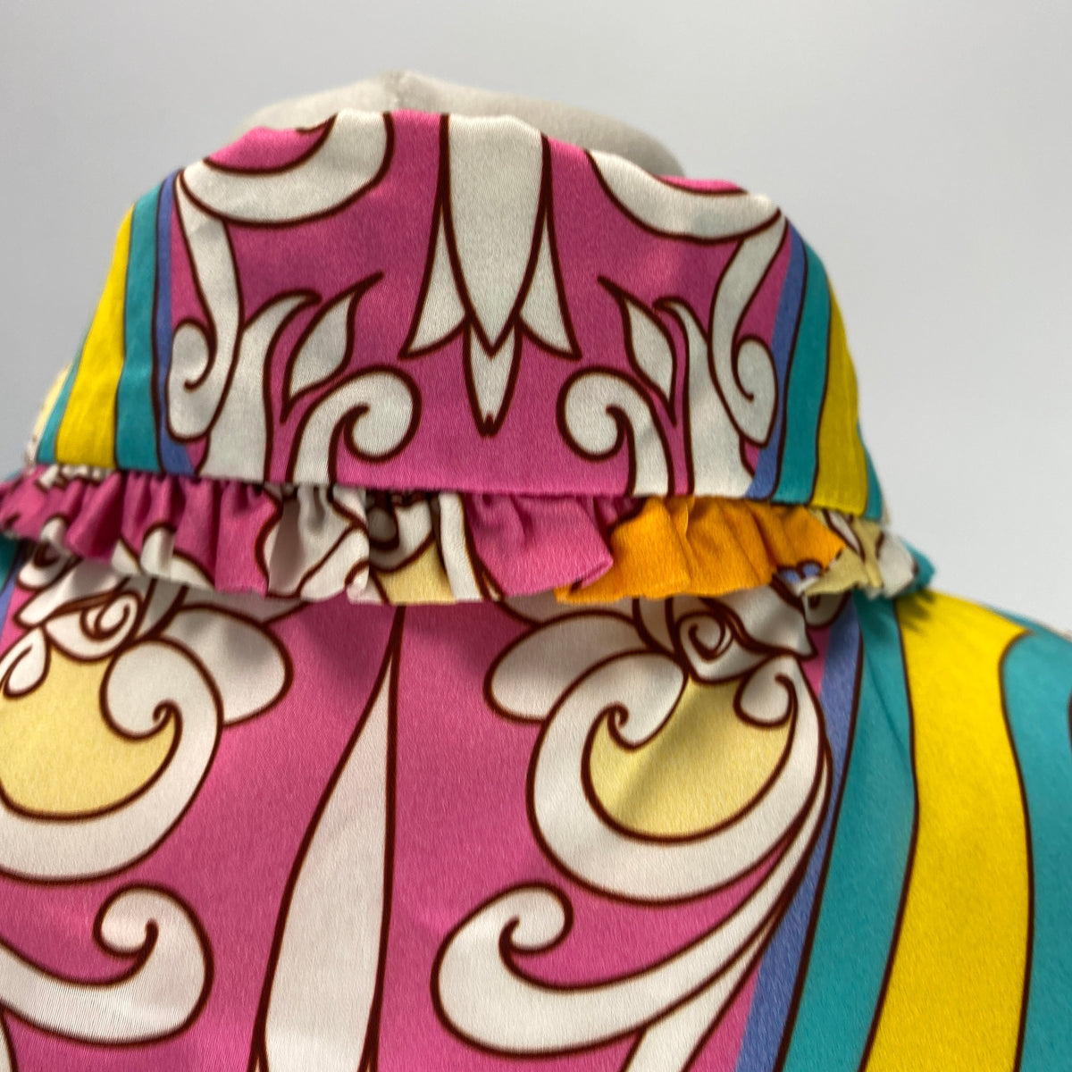 Borgo De Nor Brights Paisley Silk Maxi Shirtdress L