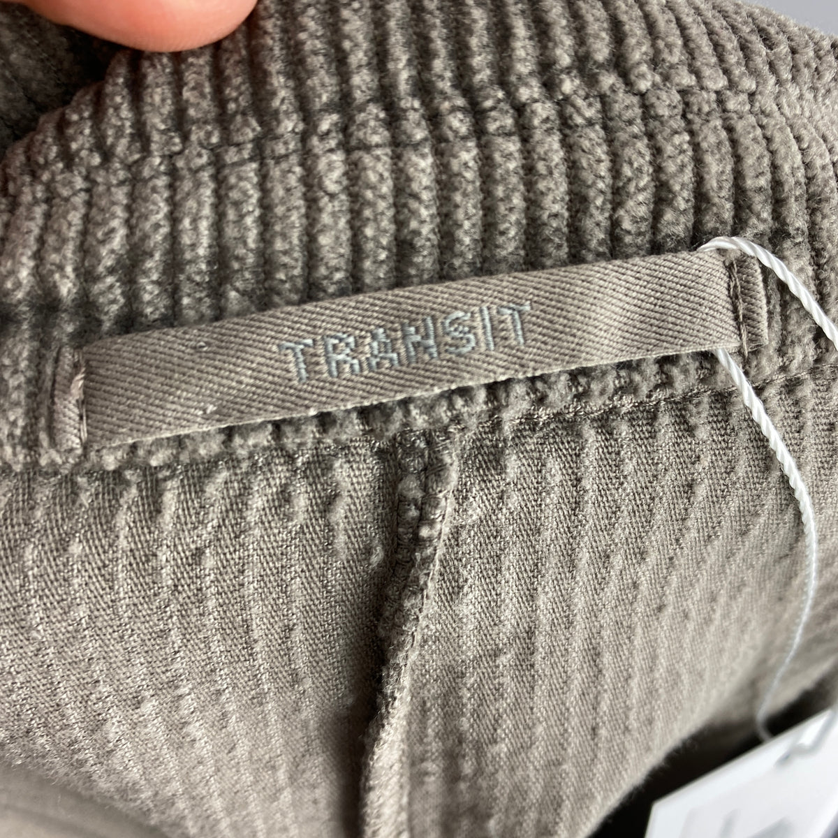 Transit Stone Velvet Corduroy Lightweight Jacket S