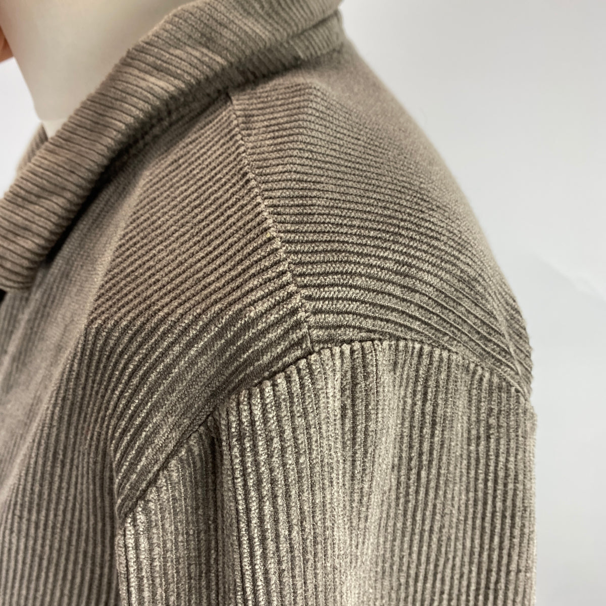 Transit Stone Velvet Corduroy Lightweight Jacket S