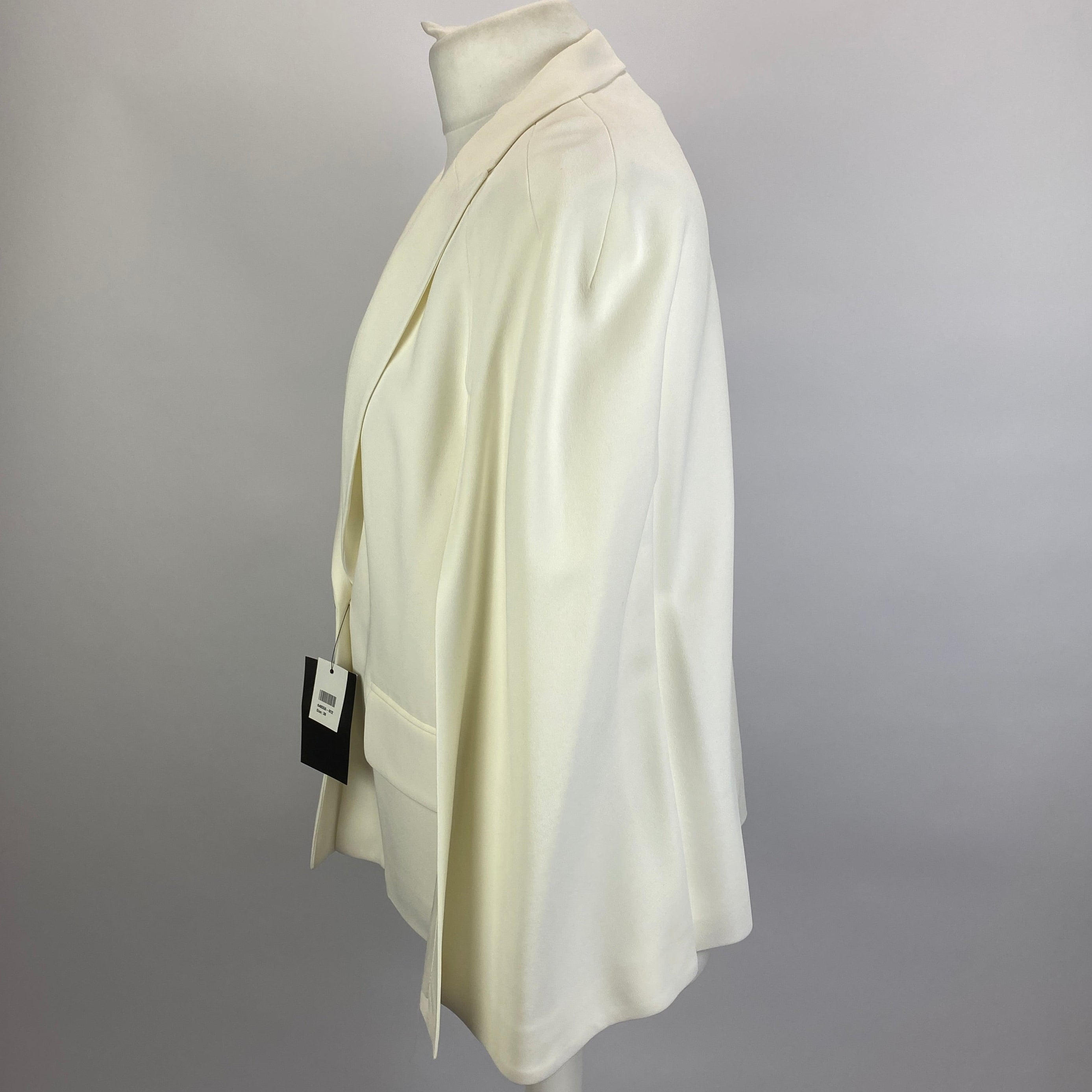 Givenchy New £1845 Ivory Smoking Cape Blazer S