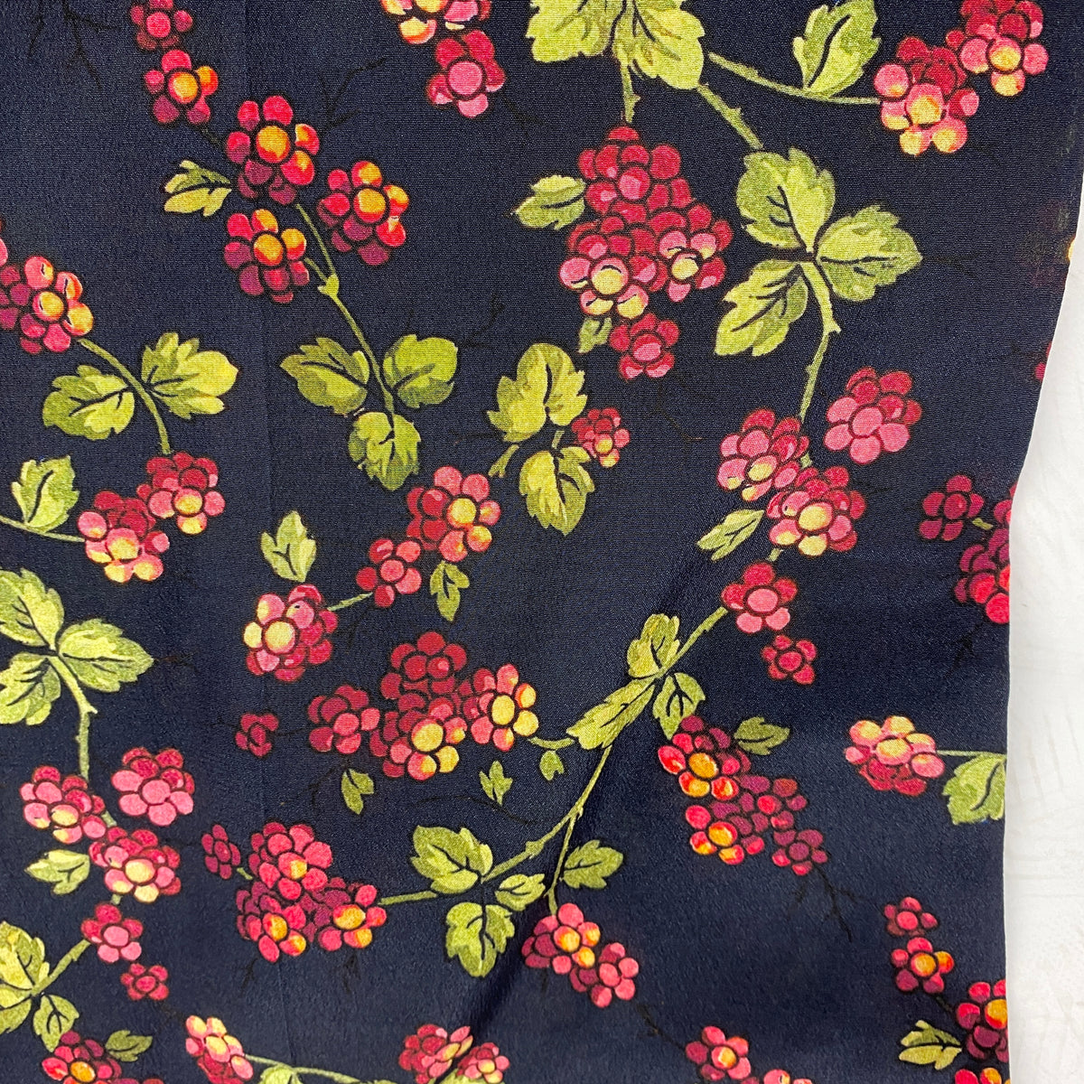 Etro New £890 Black Berry Print Silk Palazzo Pants L
