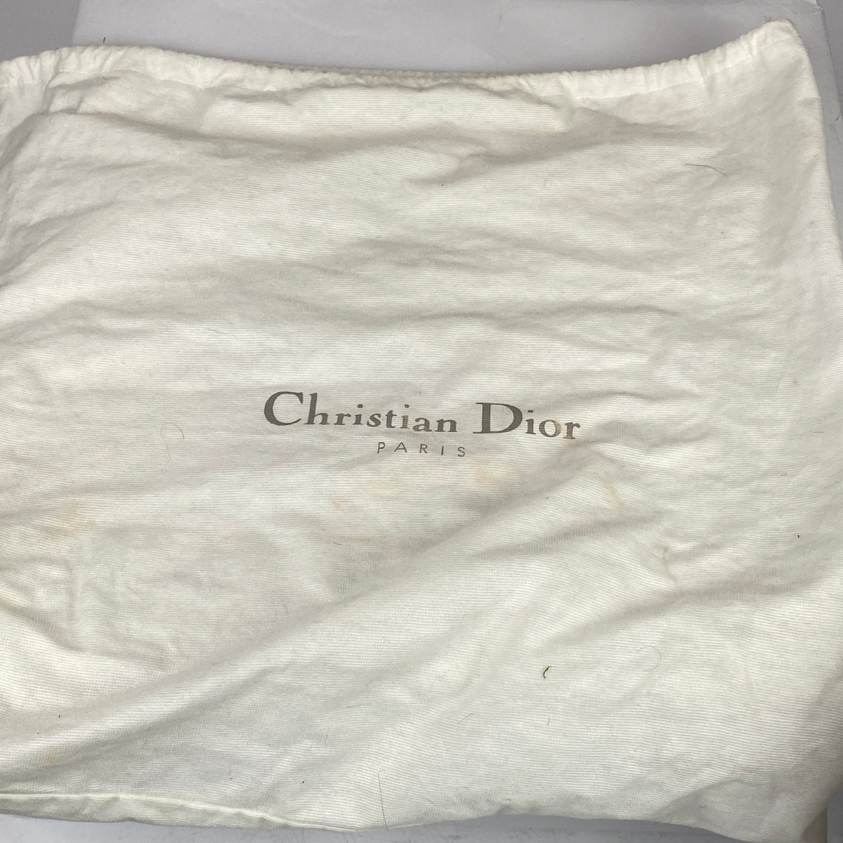 Christian Dior Vintage 2001 Black Logo Leather Boston Bag
