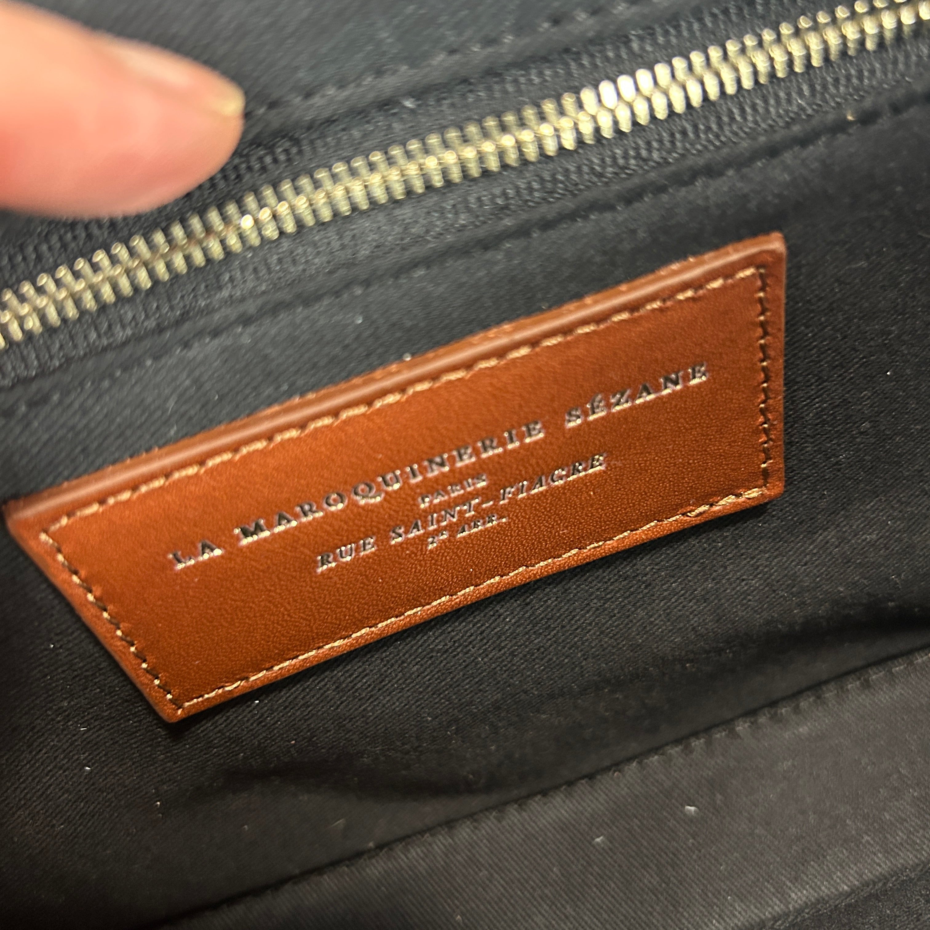 Sezane New £355 Woven Straw & Leather Crossbody Bag