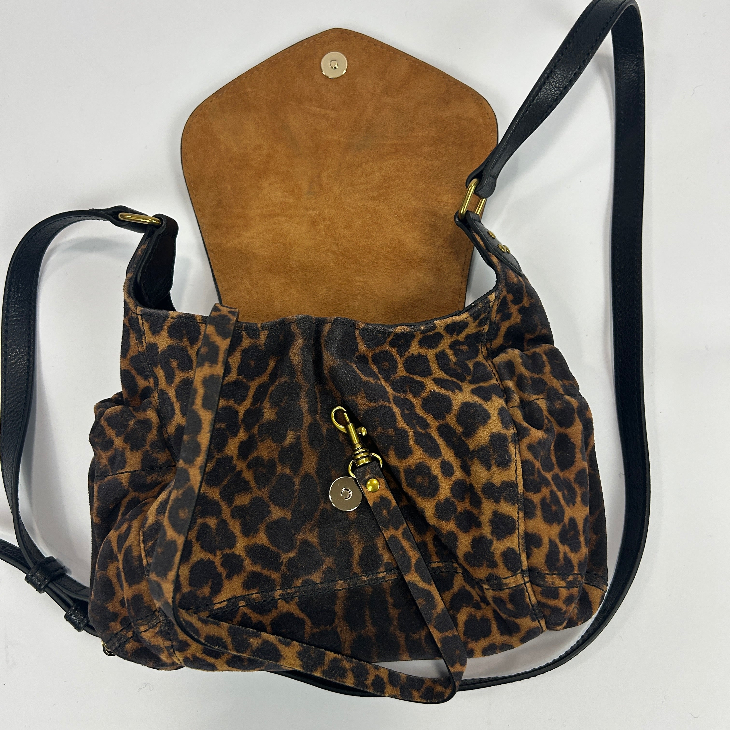 Jerome Dreyfuss New £600 Small Leopard Helmut Shoulderbag