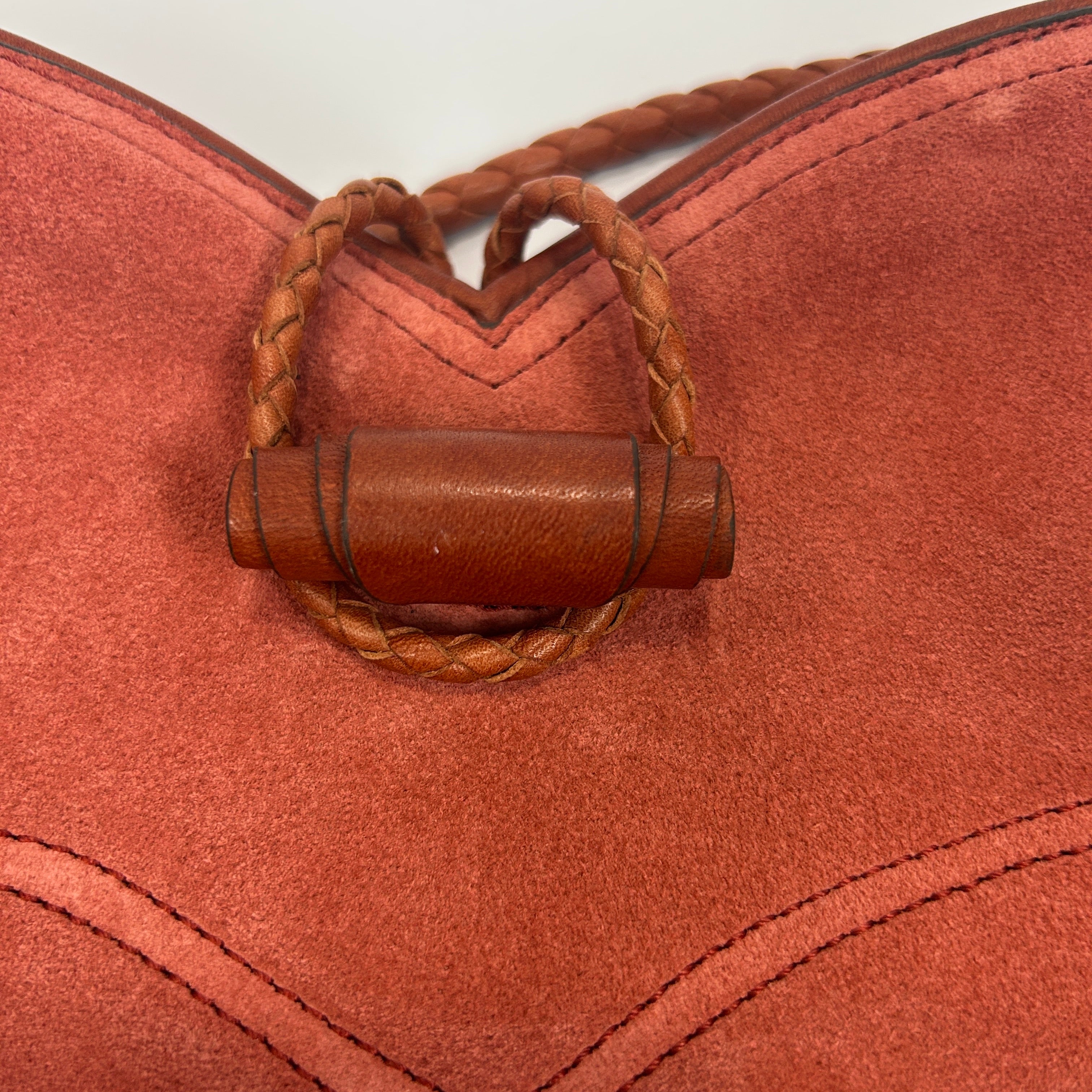 Isabel Marant £495 Rose Pink Suede Tyag Shoulderbag