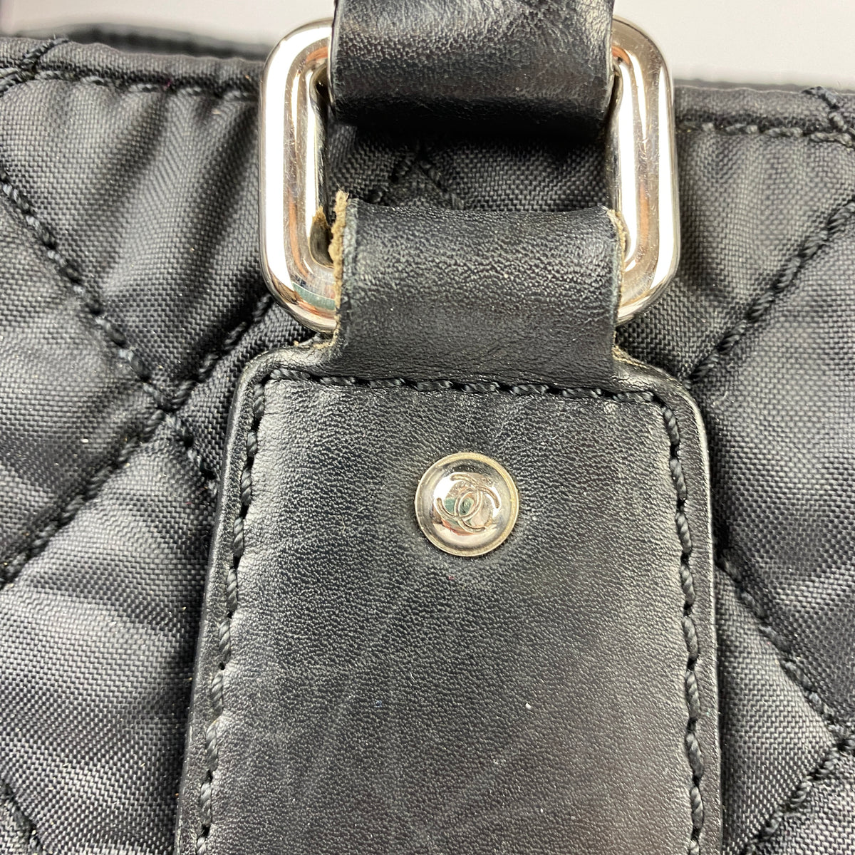 Chanel Black Quilted Paris New York Tote Bag
