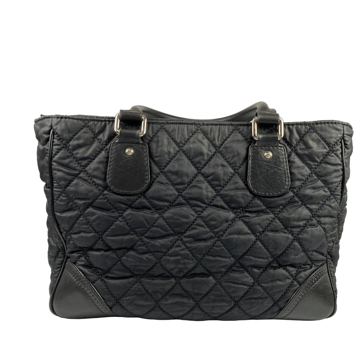 Chanel Black Quilted Paris New York Tote Bag
