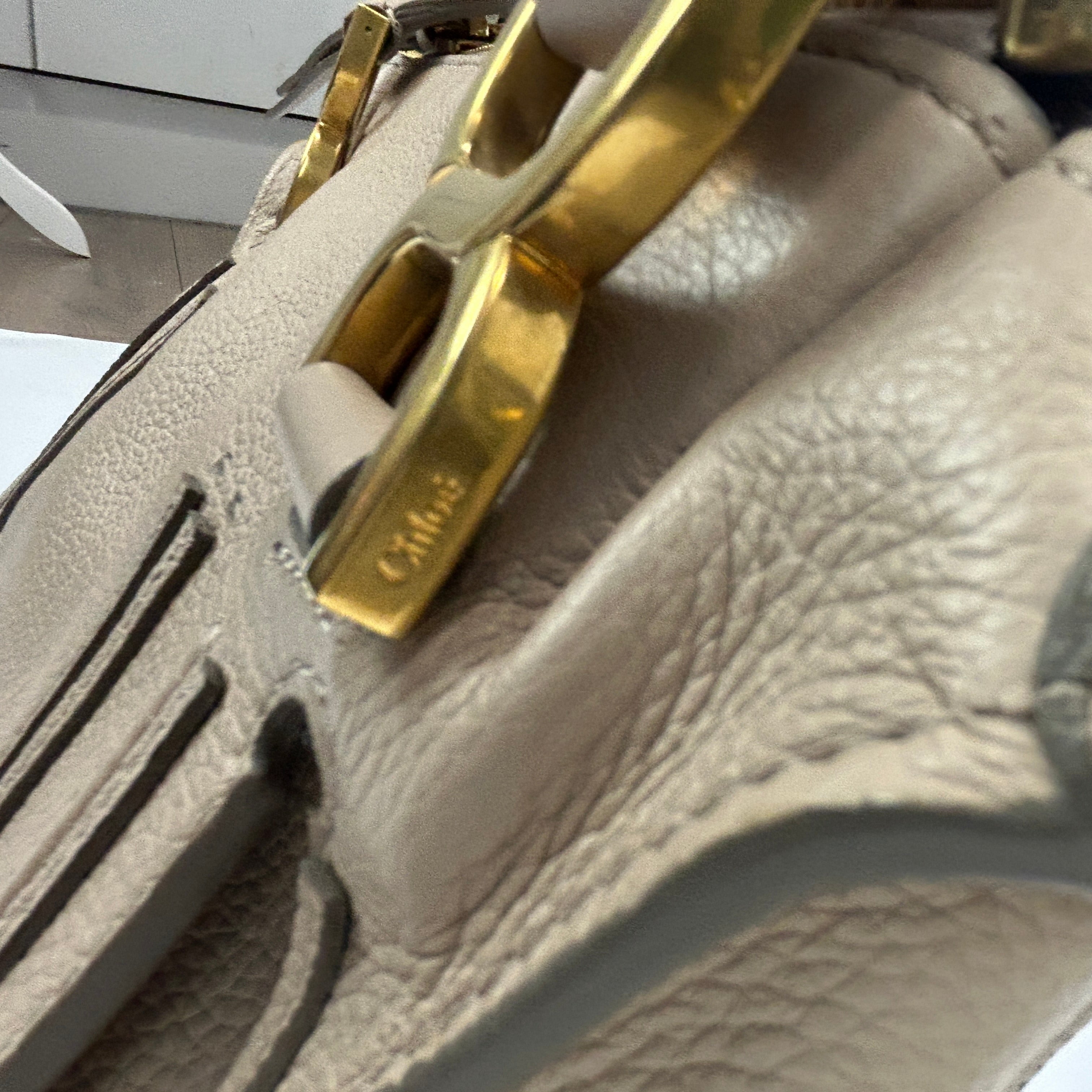 Chloe £1690 Cream Small Marcie Shoulderbag