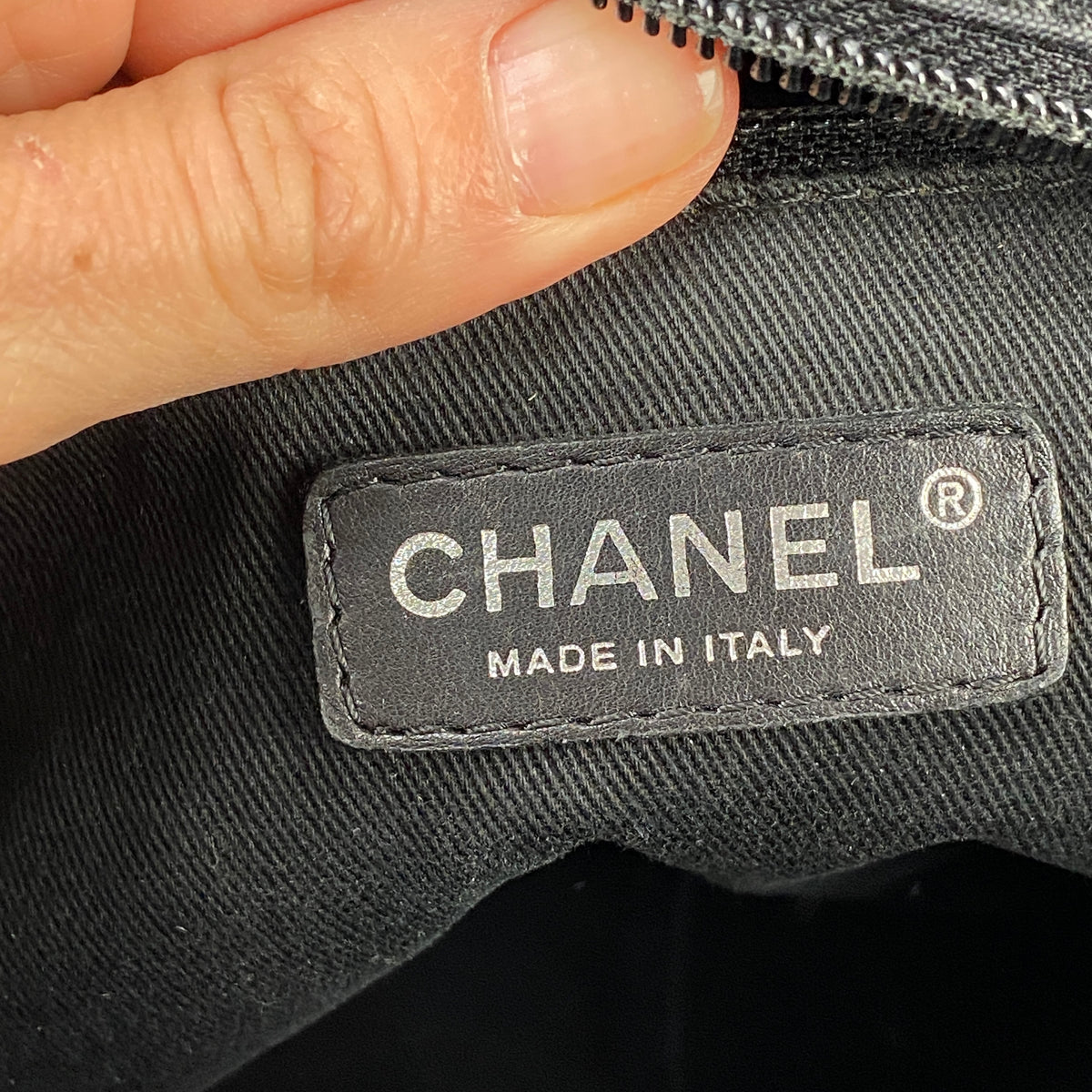 Chanel Black Quilted Paris New York Tote Bag