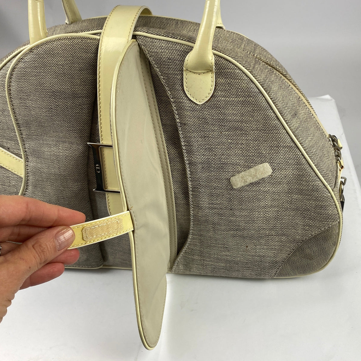 Christian Dior Vintage 2000 Galliano Double Saddle Bowler Bag
