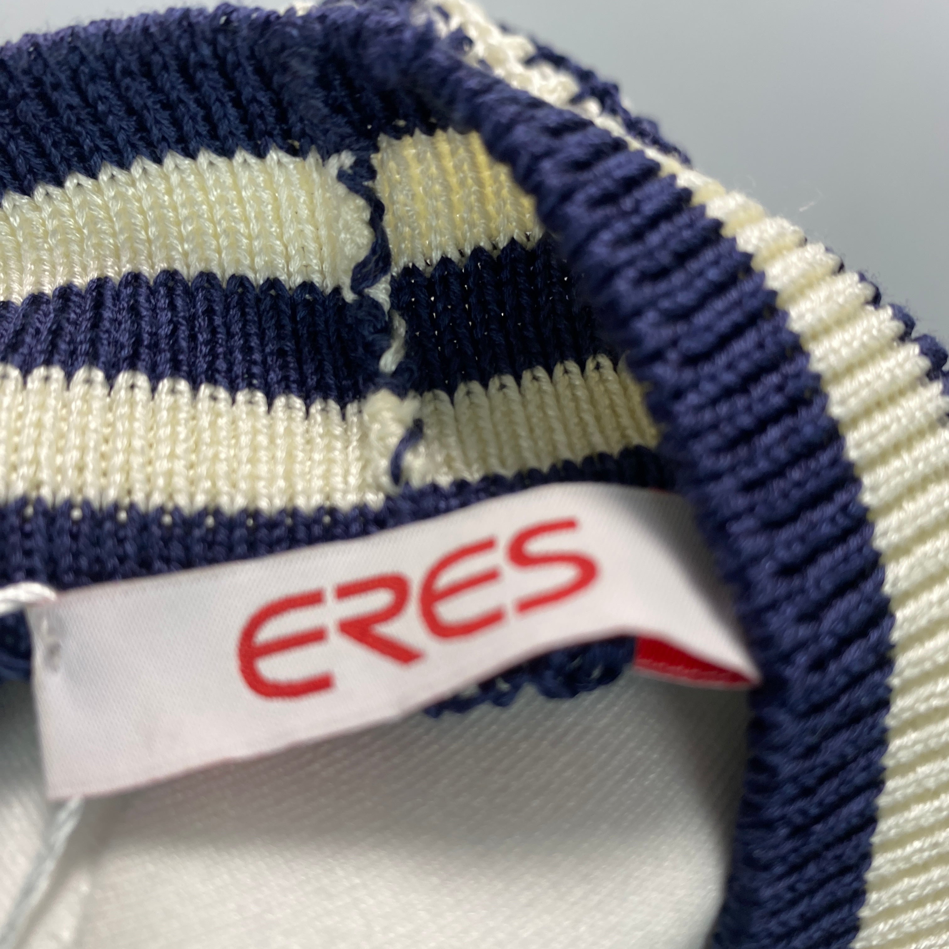 Eres New £1165 Navy & White Croisette Stella Crocheted Maxi Dress M/L