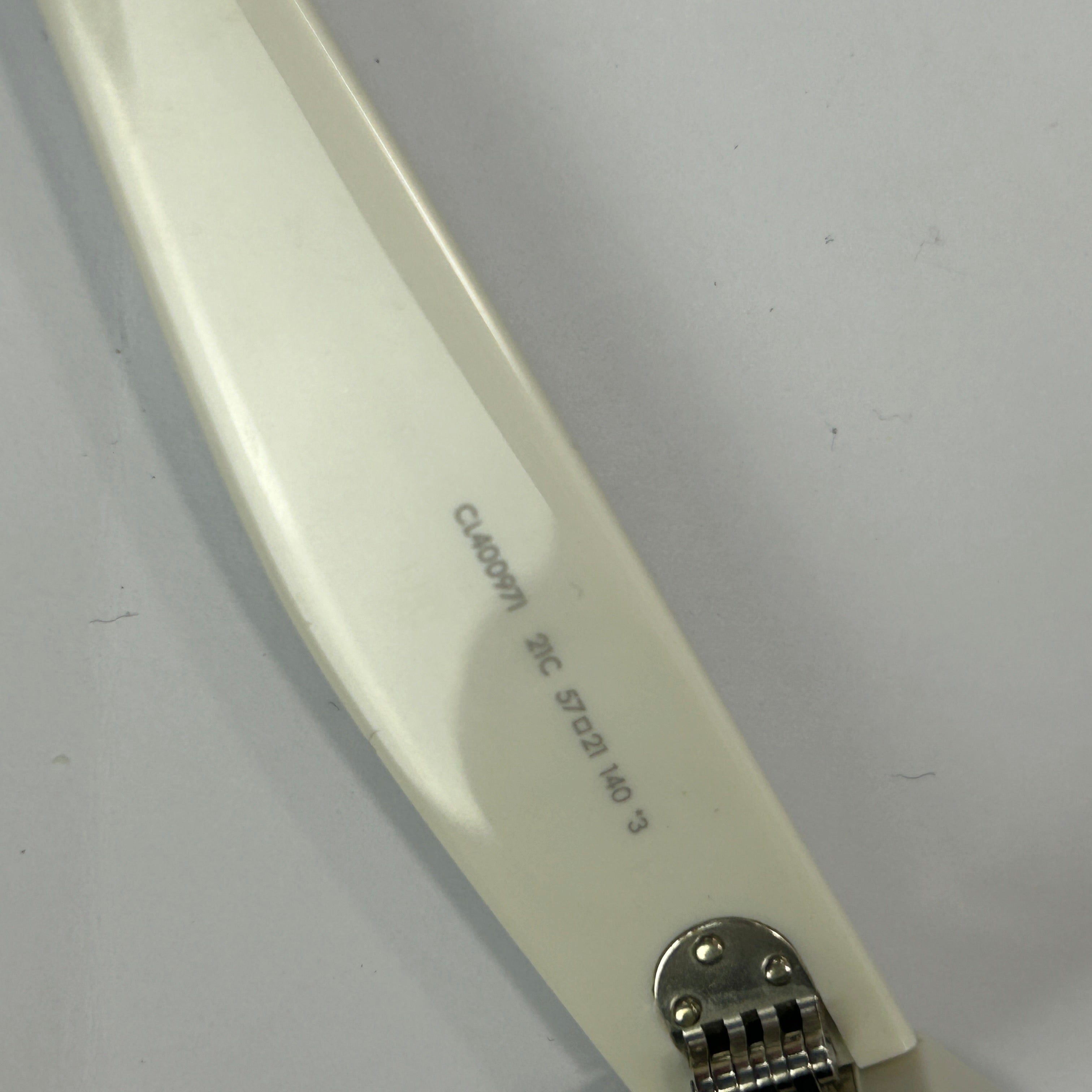 Celine £350 White Resin Mirror Lens Sunglasses