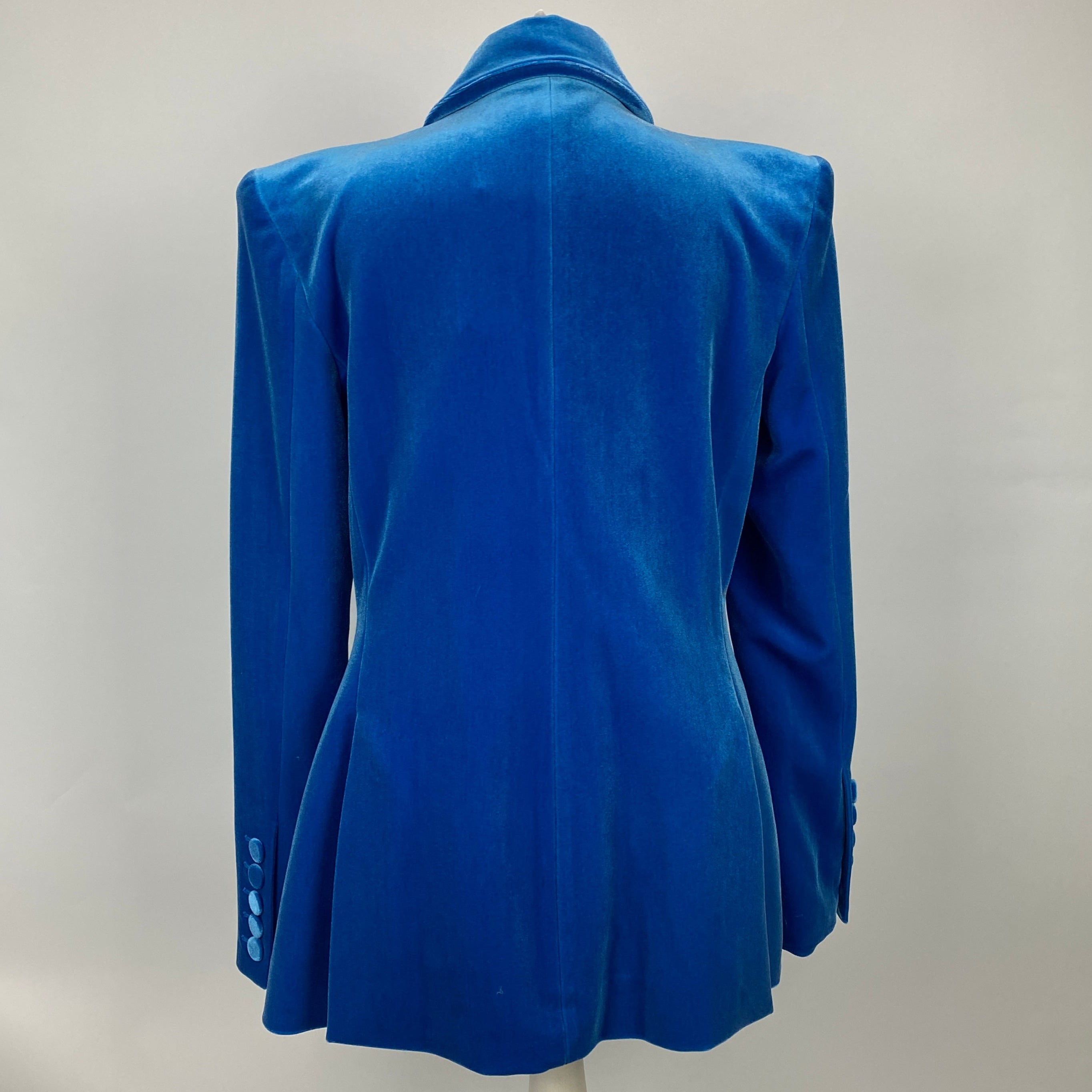Alex Perry New £1800 Blue Velvet Jacket L