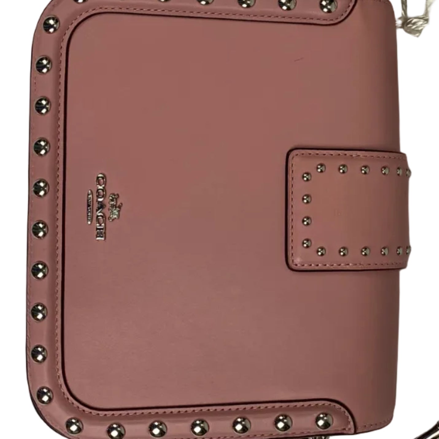 Coach £495 Pink Page Crossbody Bag with Western Rivets