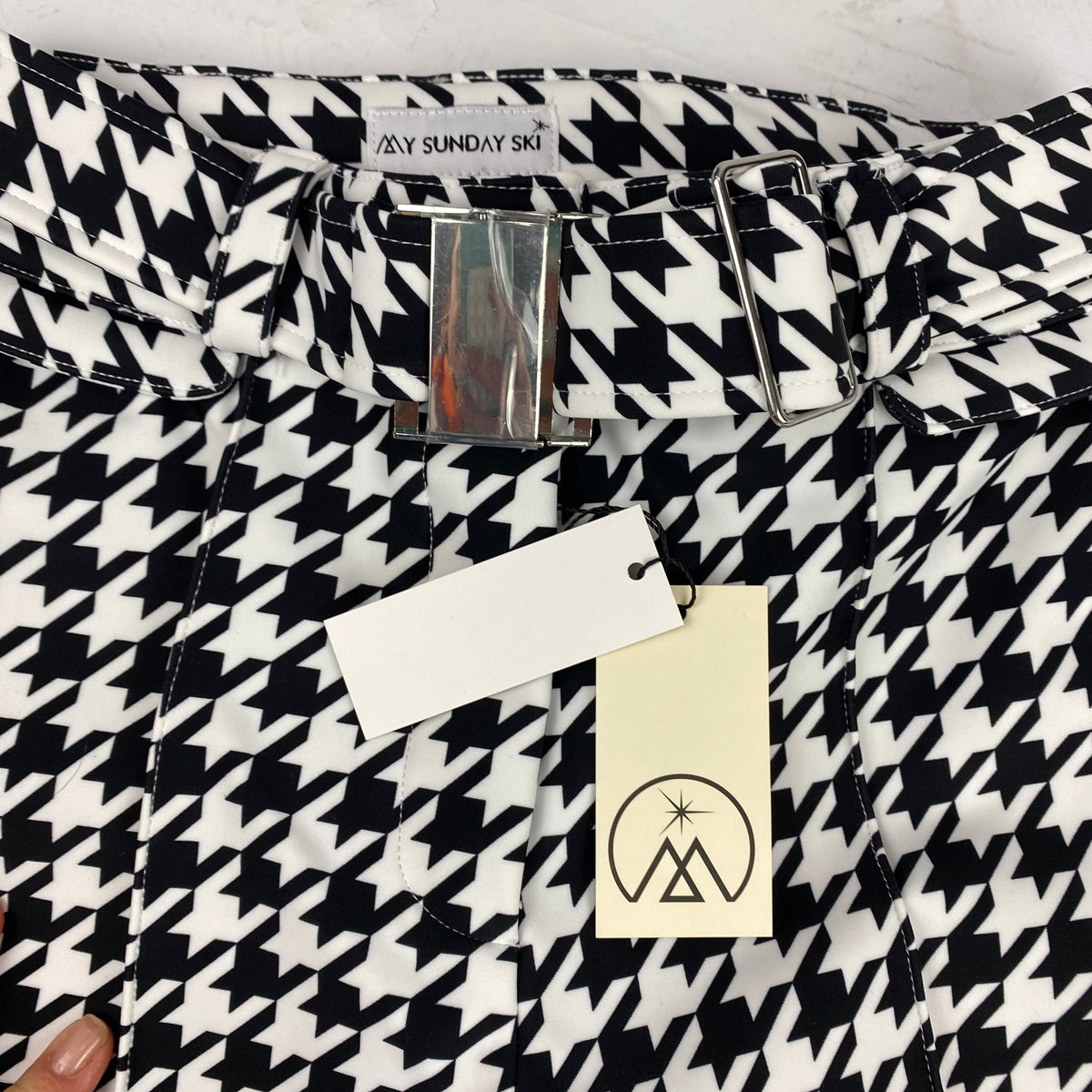 My Sunday Ski New £210 Houndstooth Ski Pants XS