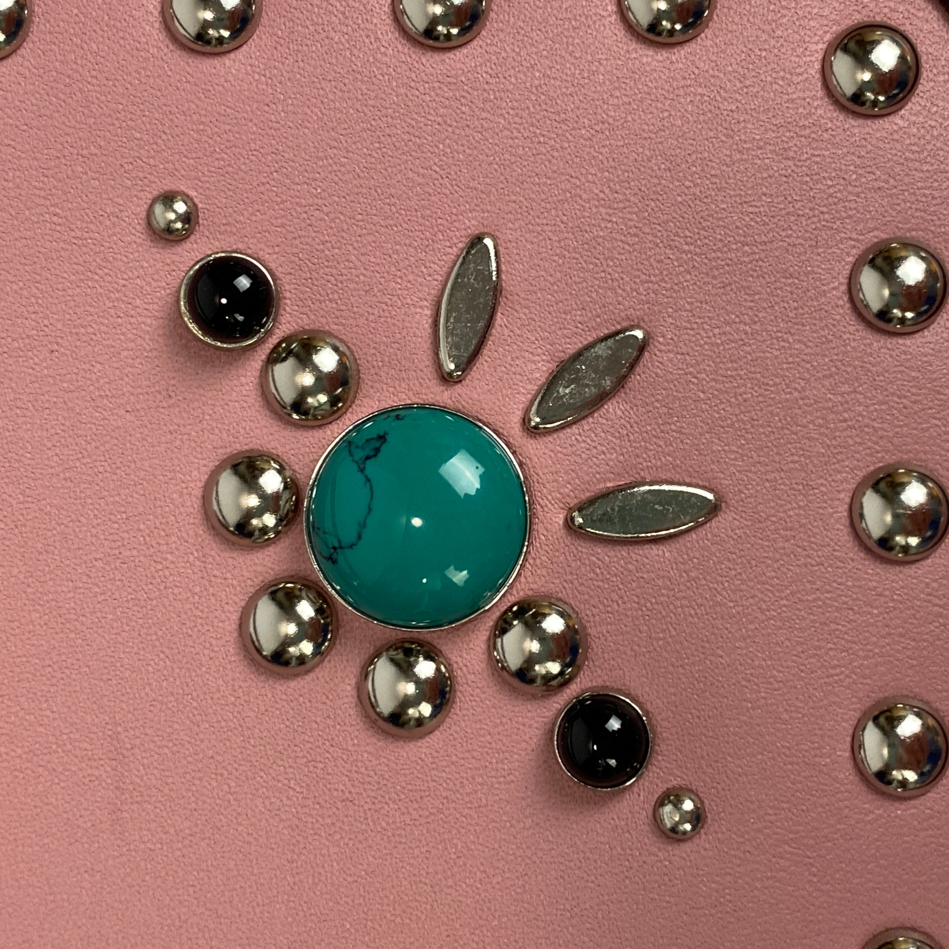 Coach £495 Pink Page Crossbody Bag with Western Rivets