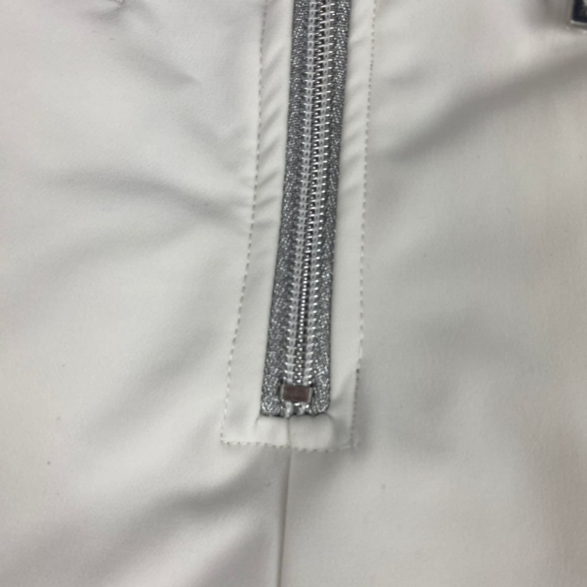 My Sunday Ski New £265 Ivory Quilted Salopettes S