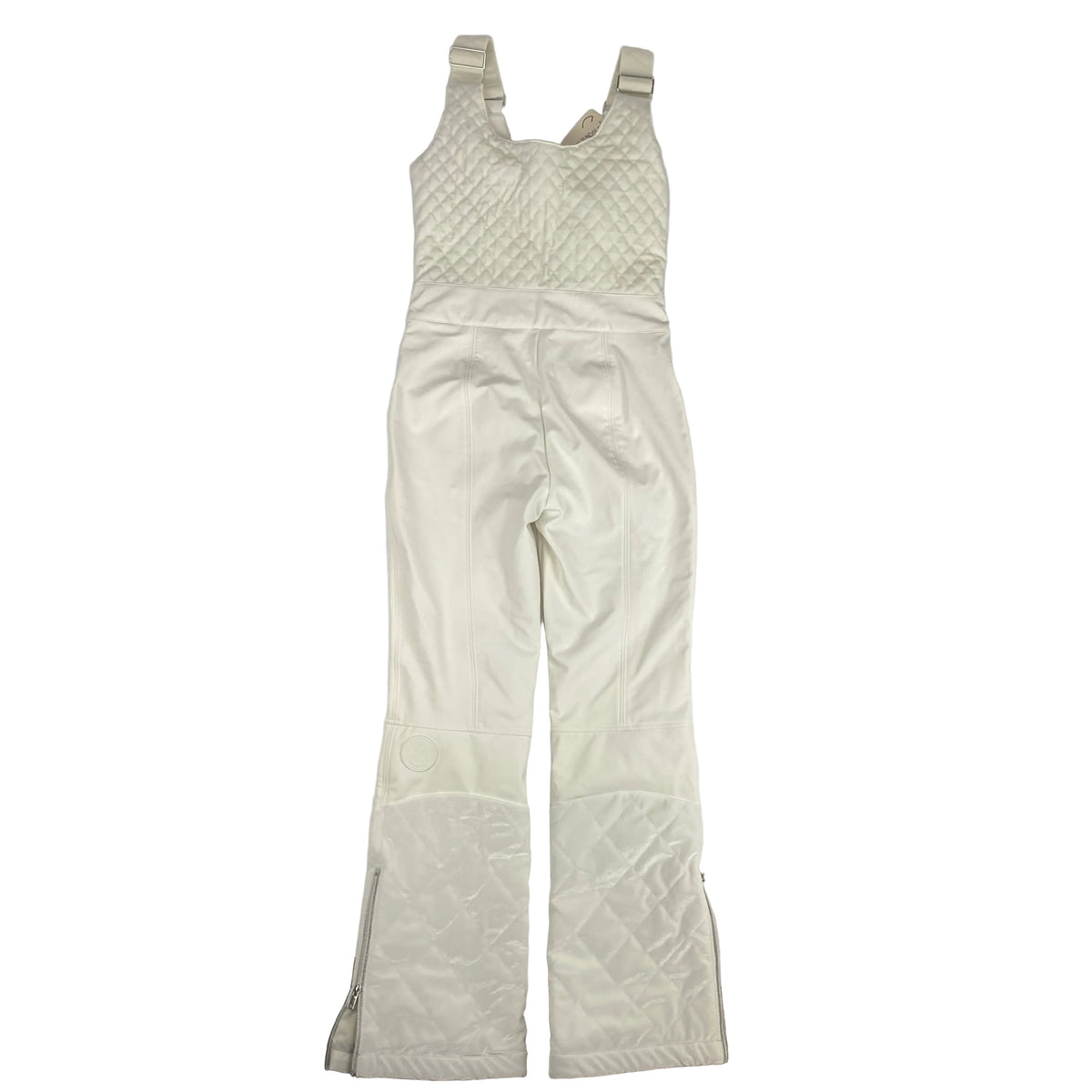 My Sunday Ski New £265 Ivory Quilted Salopettes S