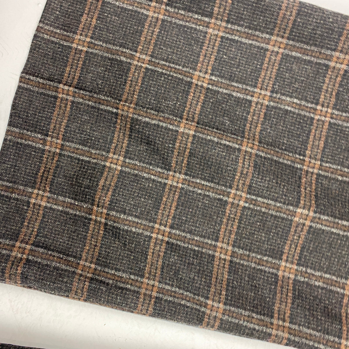 Sea New York New £365 Chocolate Check Wool Mix Trousers M