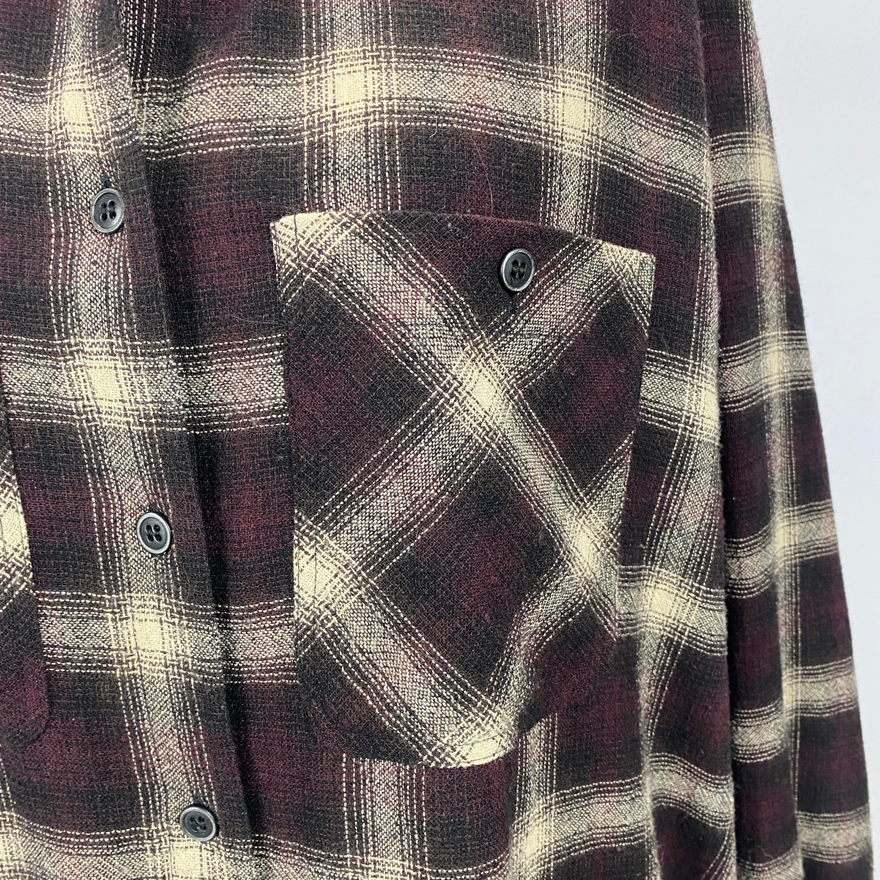 Isabel Marant Etoile Deep Chocolate Check Nockya Shirt L