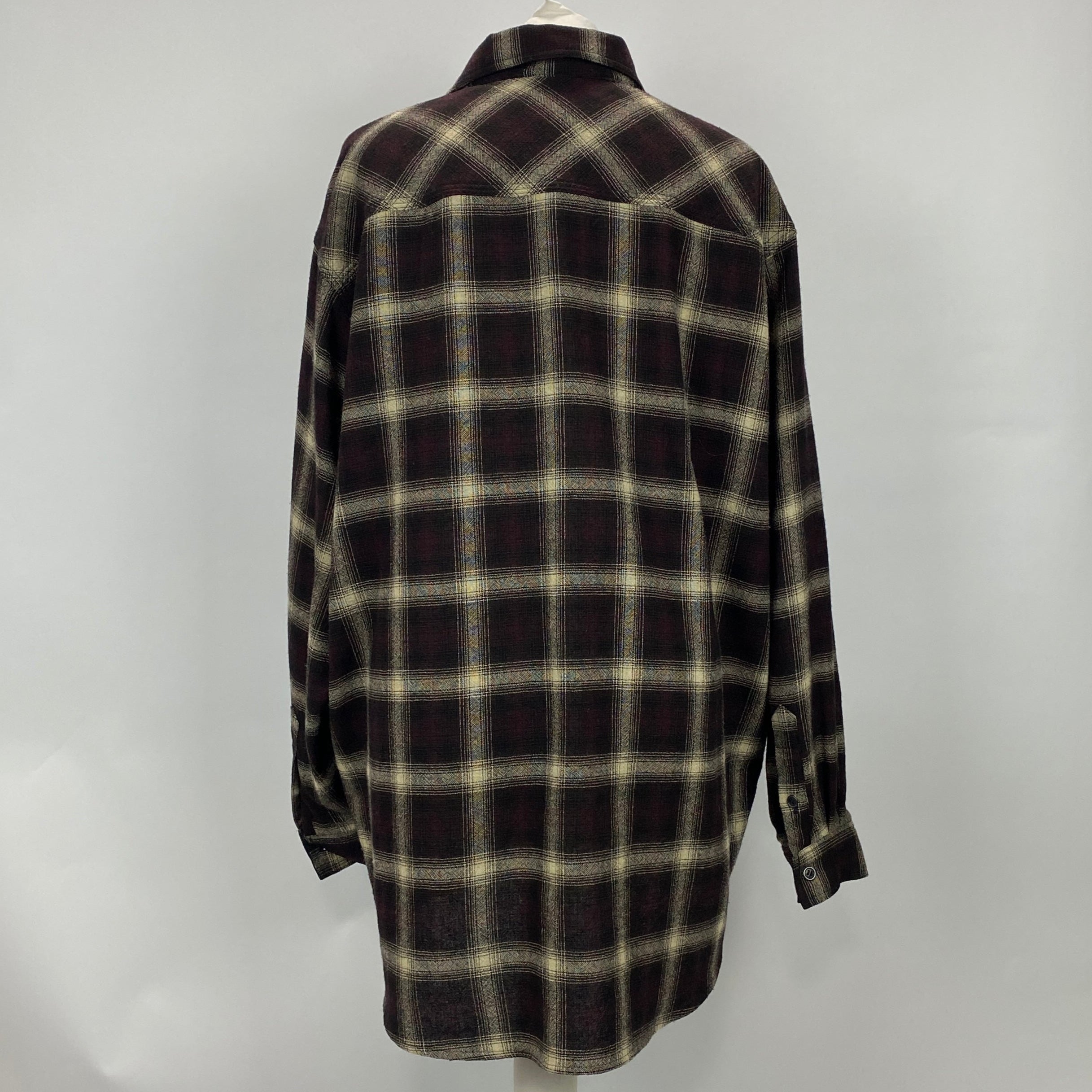 Isabel Marant Etoile Deep Chocolate Check Nockya Shirt L