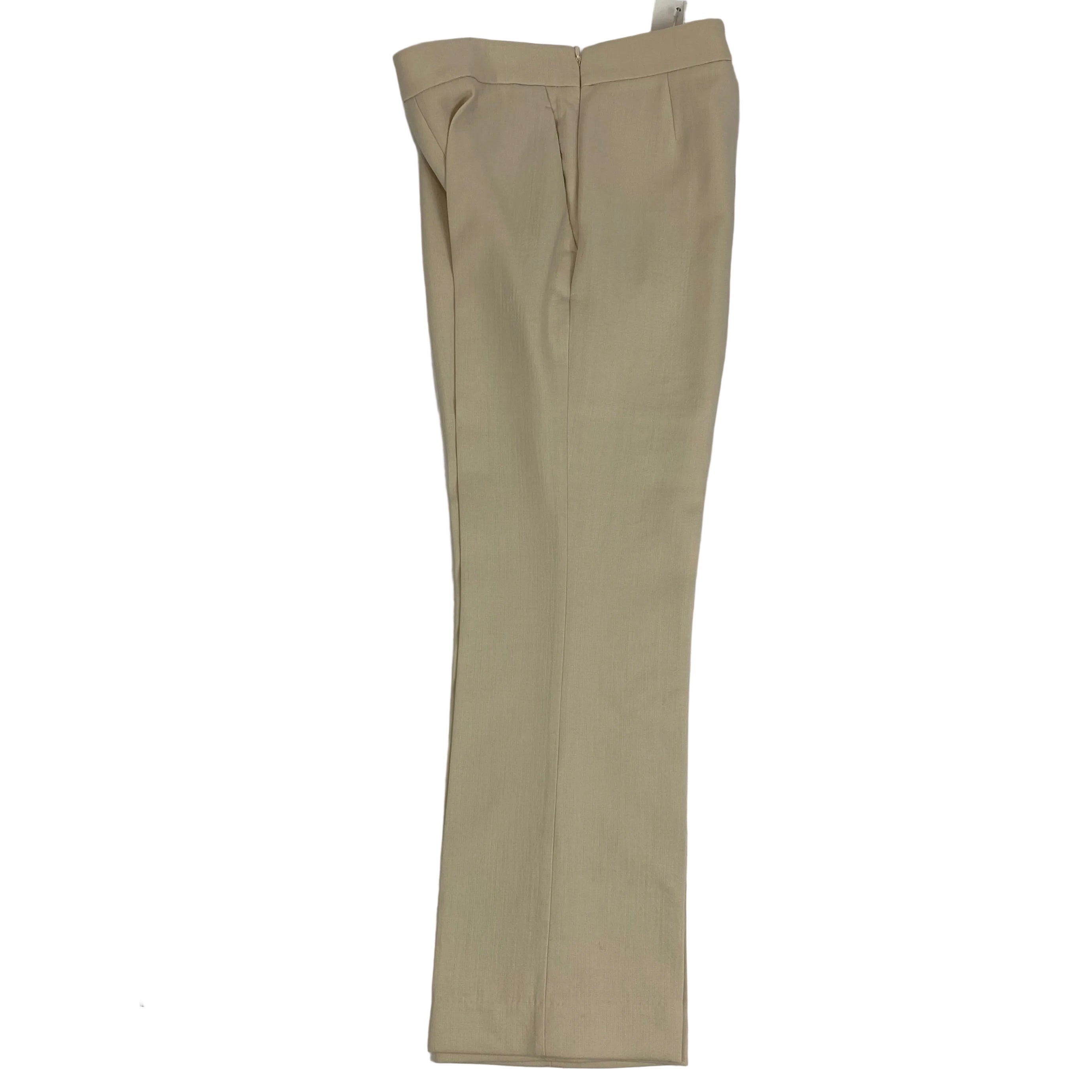 Loro Piana Cream Textured Wool Crepe Trousers XS