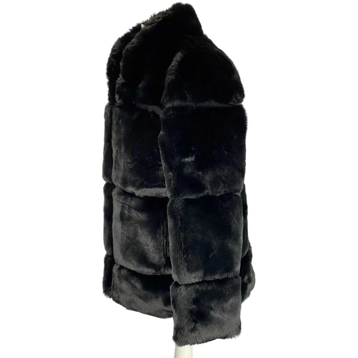 Apparis New £395 Black Faux Fur Jacket M