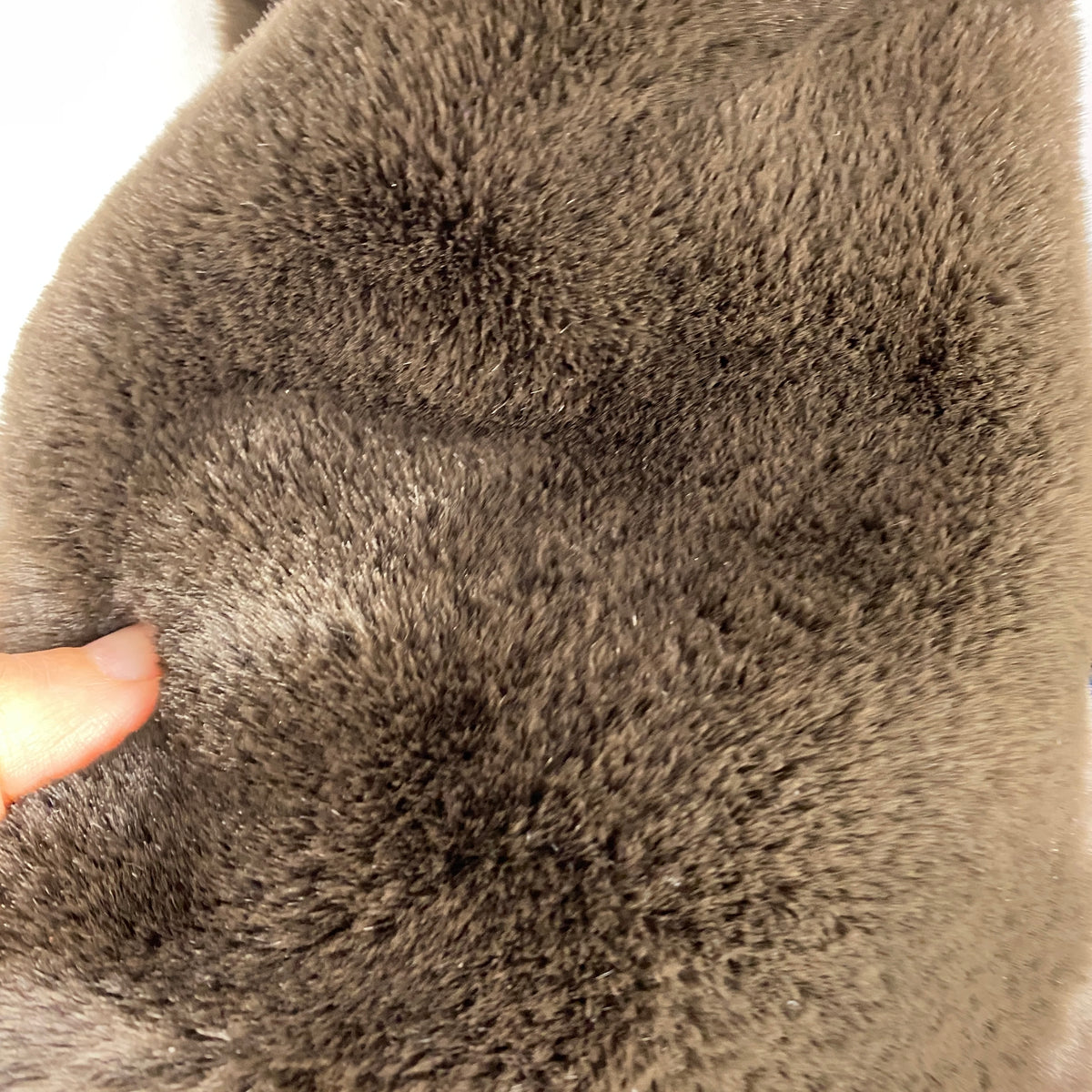 Apparis New £165 Cocoa Faux Fur Scarf