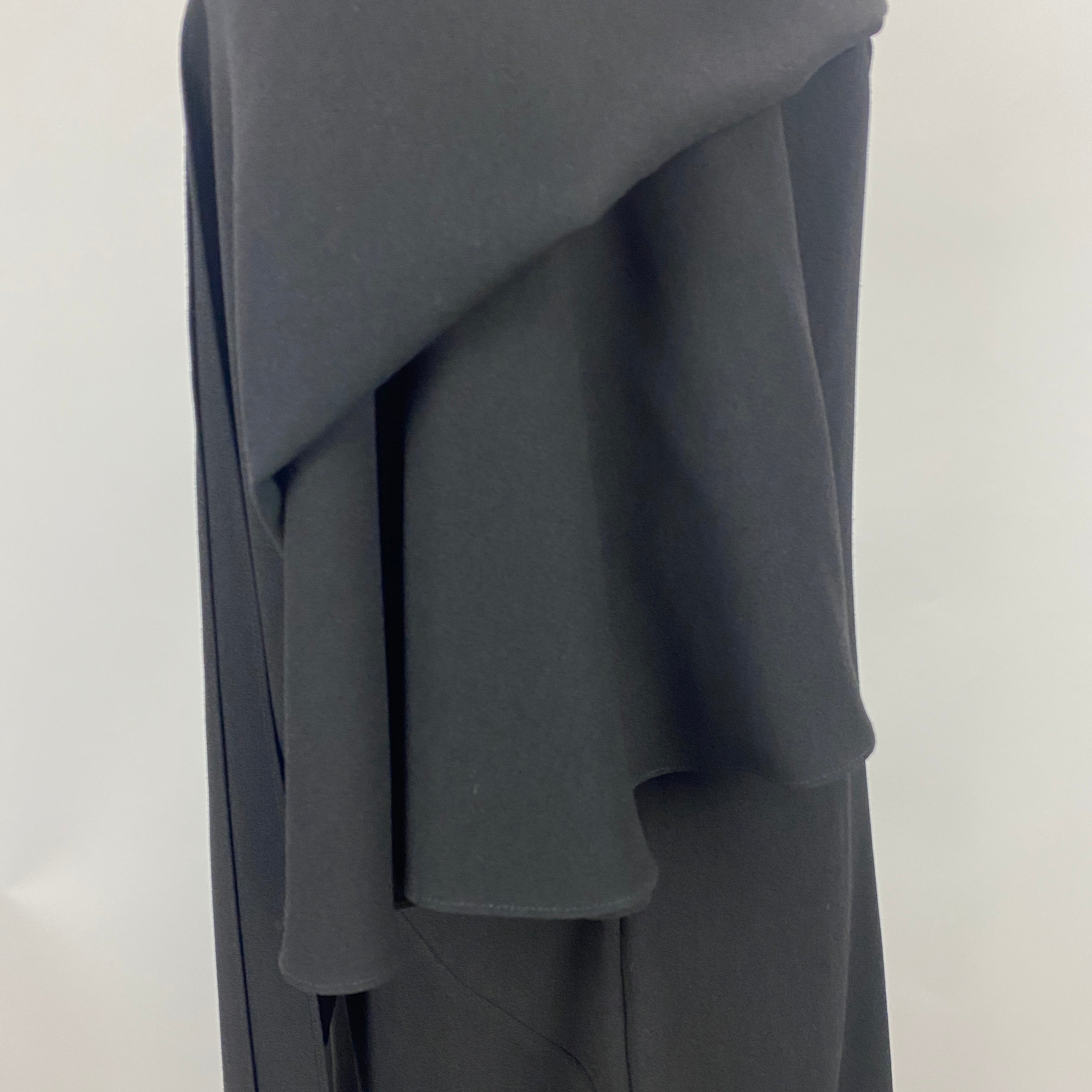 Roksanda Black Crepe Cowl Neck Evening Dress L