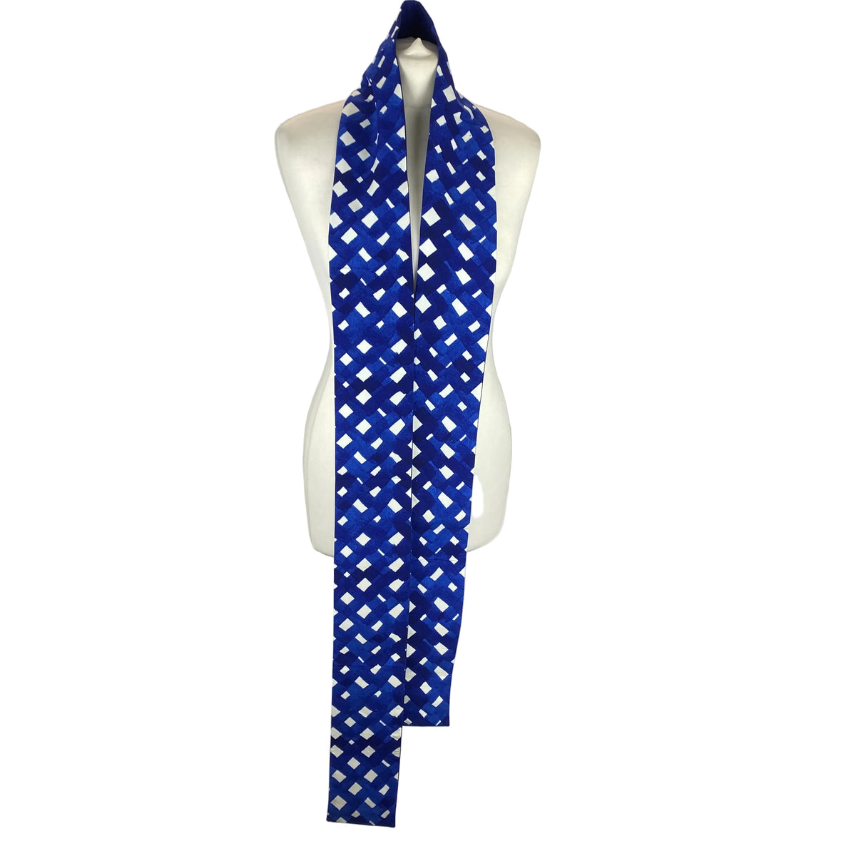 Samantha Sung £811 Blue Check Terry Shirt Dress XL