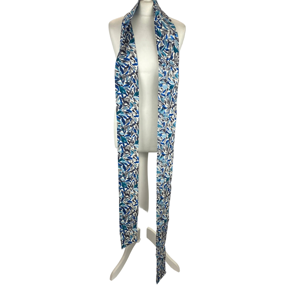 Samantha Sung £1450 Blue Teal Aster Floral Shirtdress XL Dress