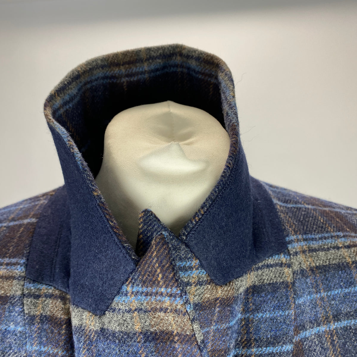 Veronica Beard £548 Blue Check Wool Dickey Jacket M-L